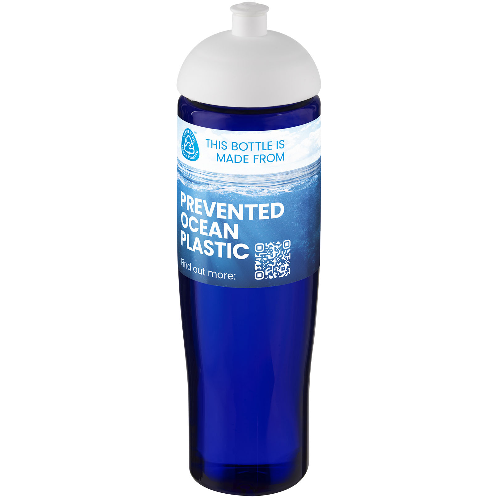 Bouteille de sport H2O Active® Eco Tempo de 700 ml avec couvercle dôme