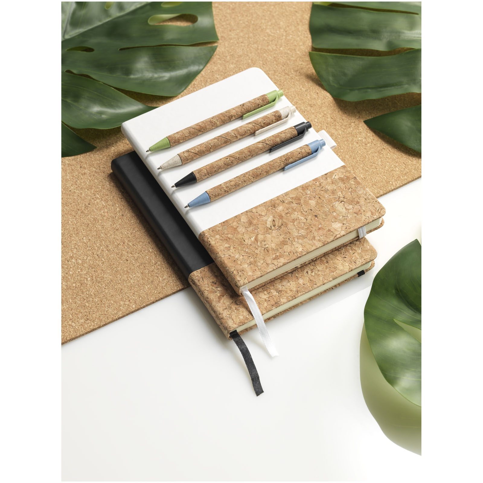 Stylo bille Midar en liège et paille de blé (encre noire)