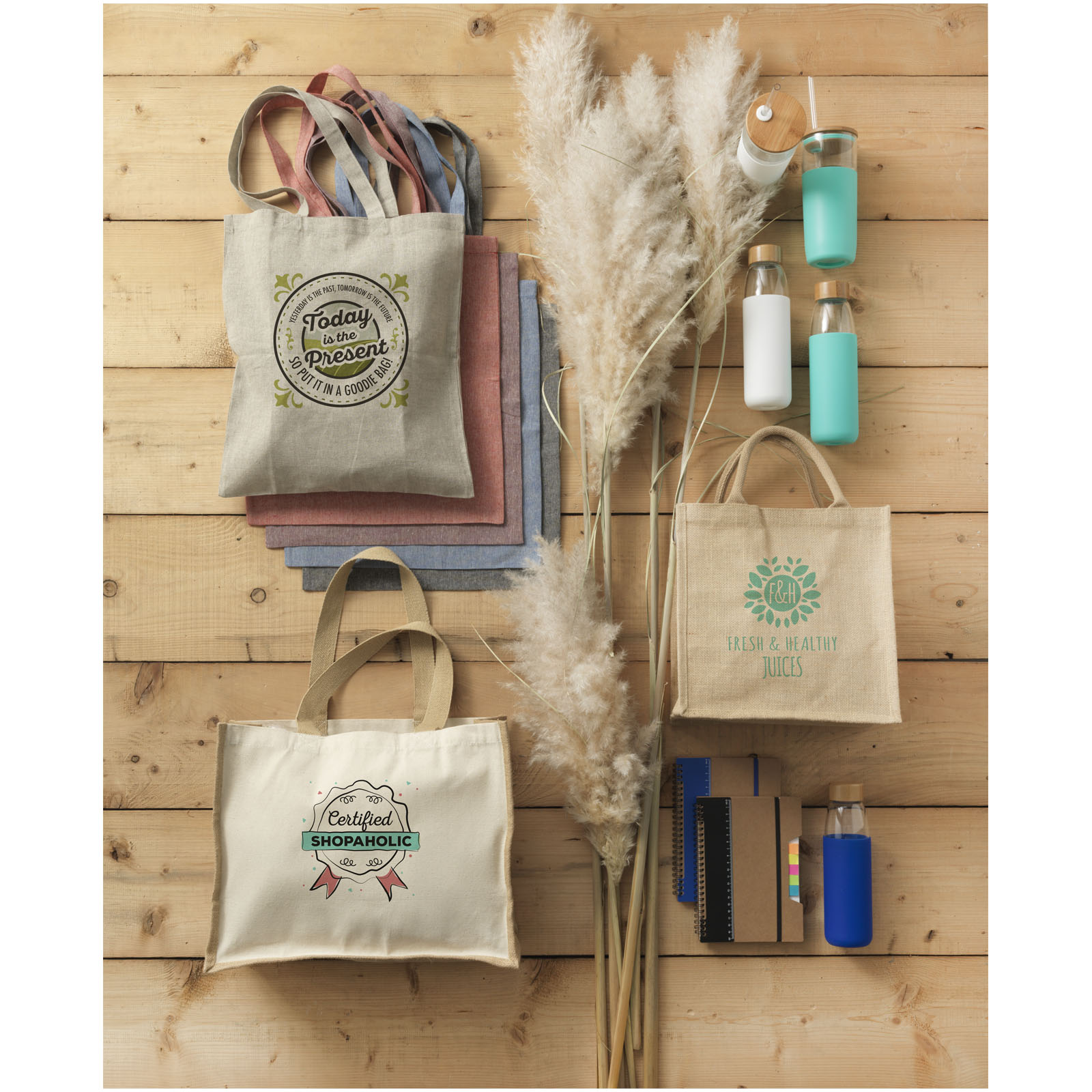 Sac Varai 320 g/m² en toile et jute 23L