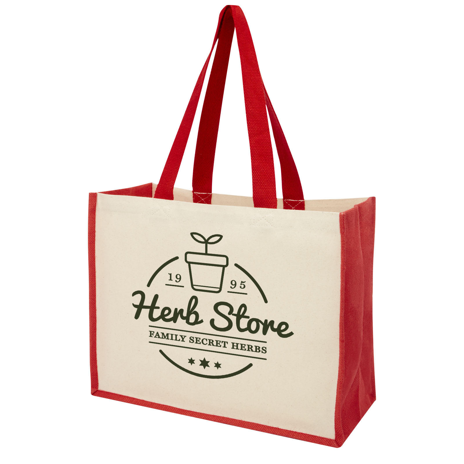 Sac Varai 320 g/m² en toile et jute 23L