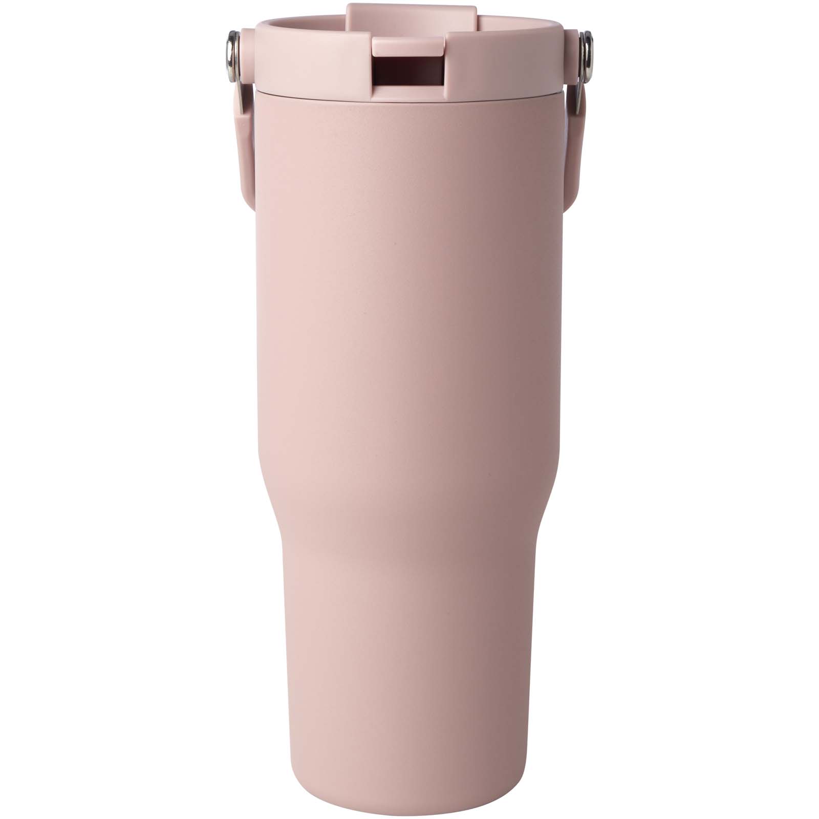 Gobelet avec isolation sous vide Bronx en cuivre et acier inoxydable recyclé certifié RCS Bronx de 900 ml avec couvercle à do