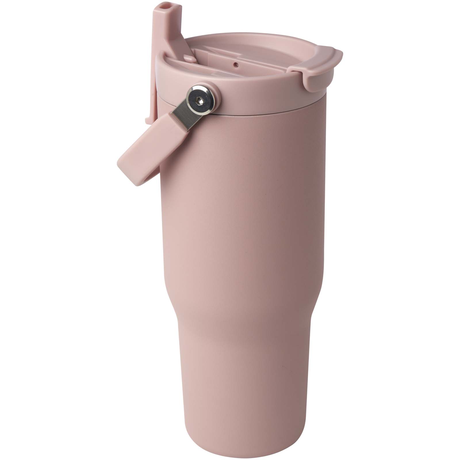 Gobelet avec isolation sous vide Bronx en cuivre et acier inoxydable recyclé certifié RCS Bronx de 900 ml avec couvercle à do
