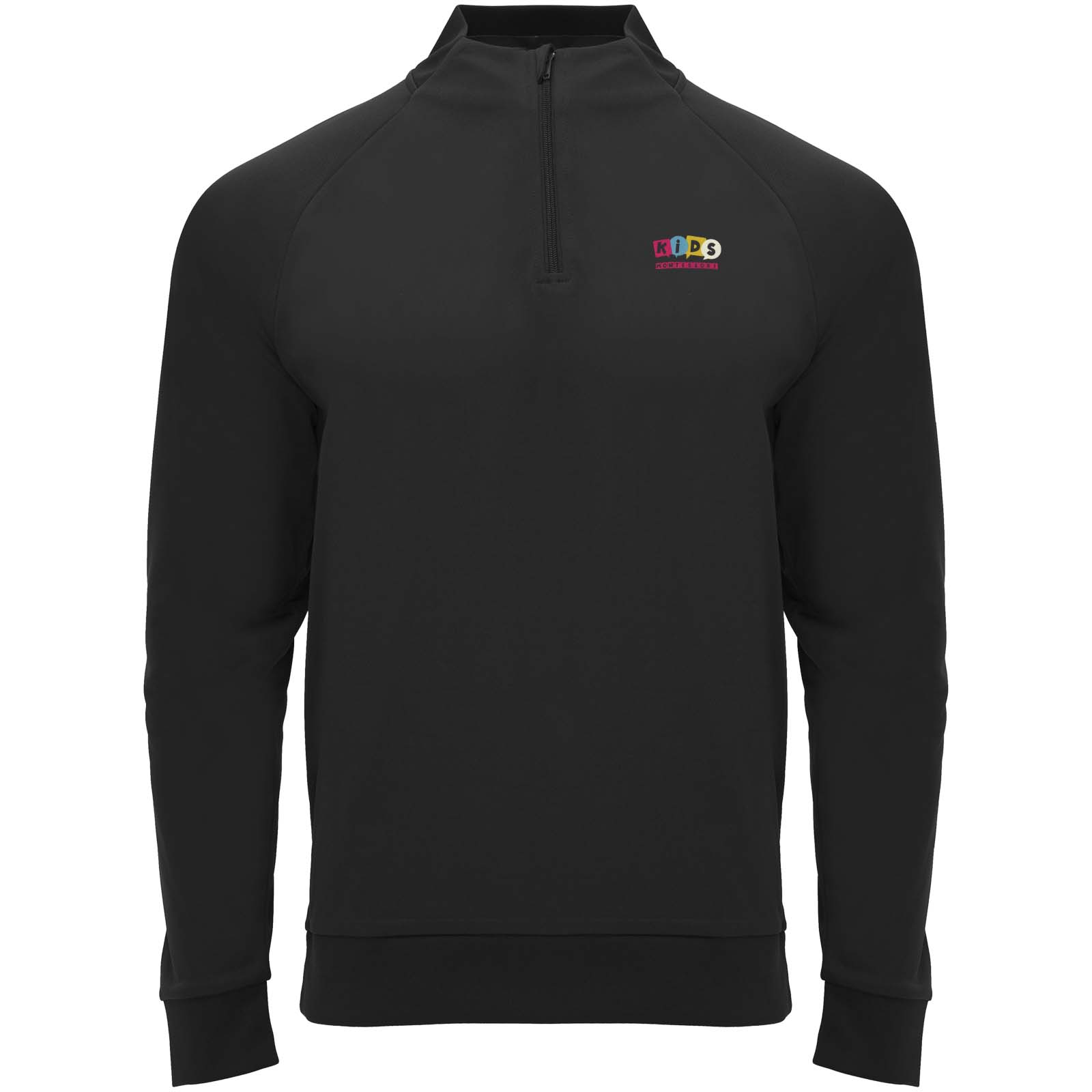 Roly Sweatshirt de 200 g/m² Epiro à manches longues avec fermeture demi- zip pour enfant