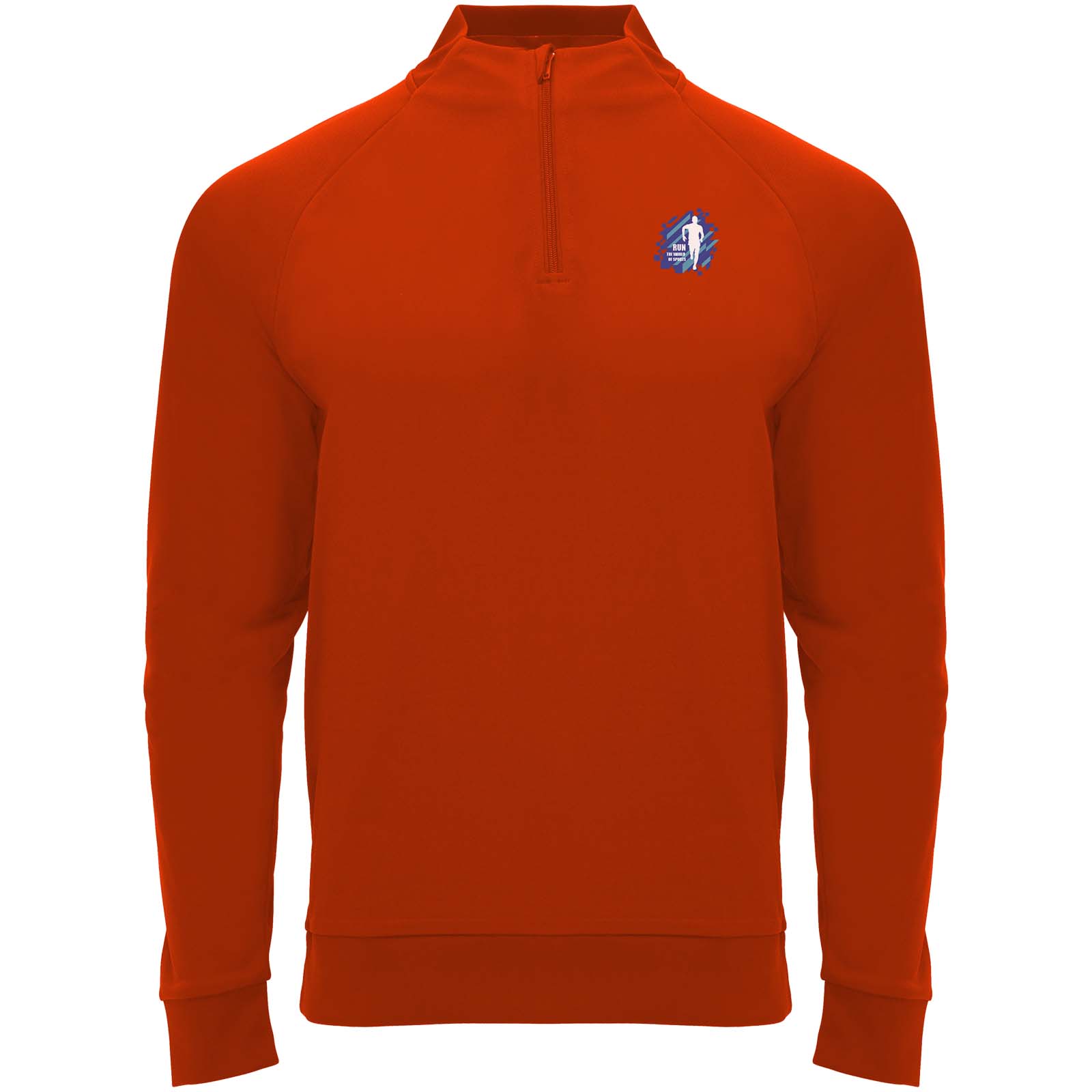 Roly Sweatshirt de 200 g/m² Epiro à manches longues avec fermeture demi- zip pour enfant