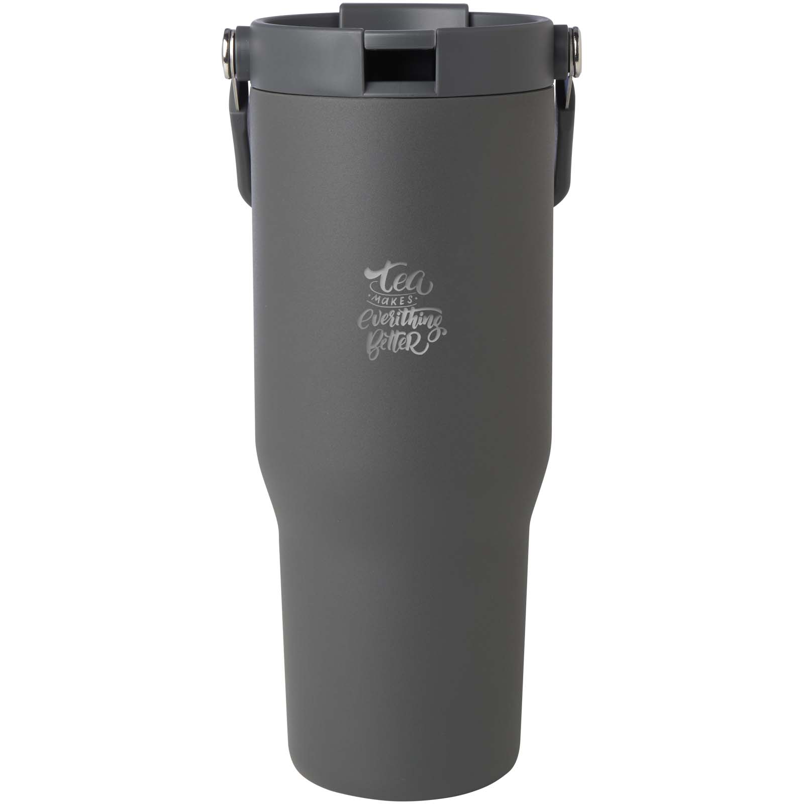 Gobelet avec isolation sous vide Bronx en cuivre et acier inoxydable recyclé certifié RCS Bronx de 900 ml avec couvercle à do
