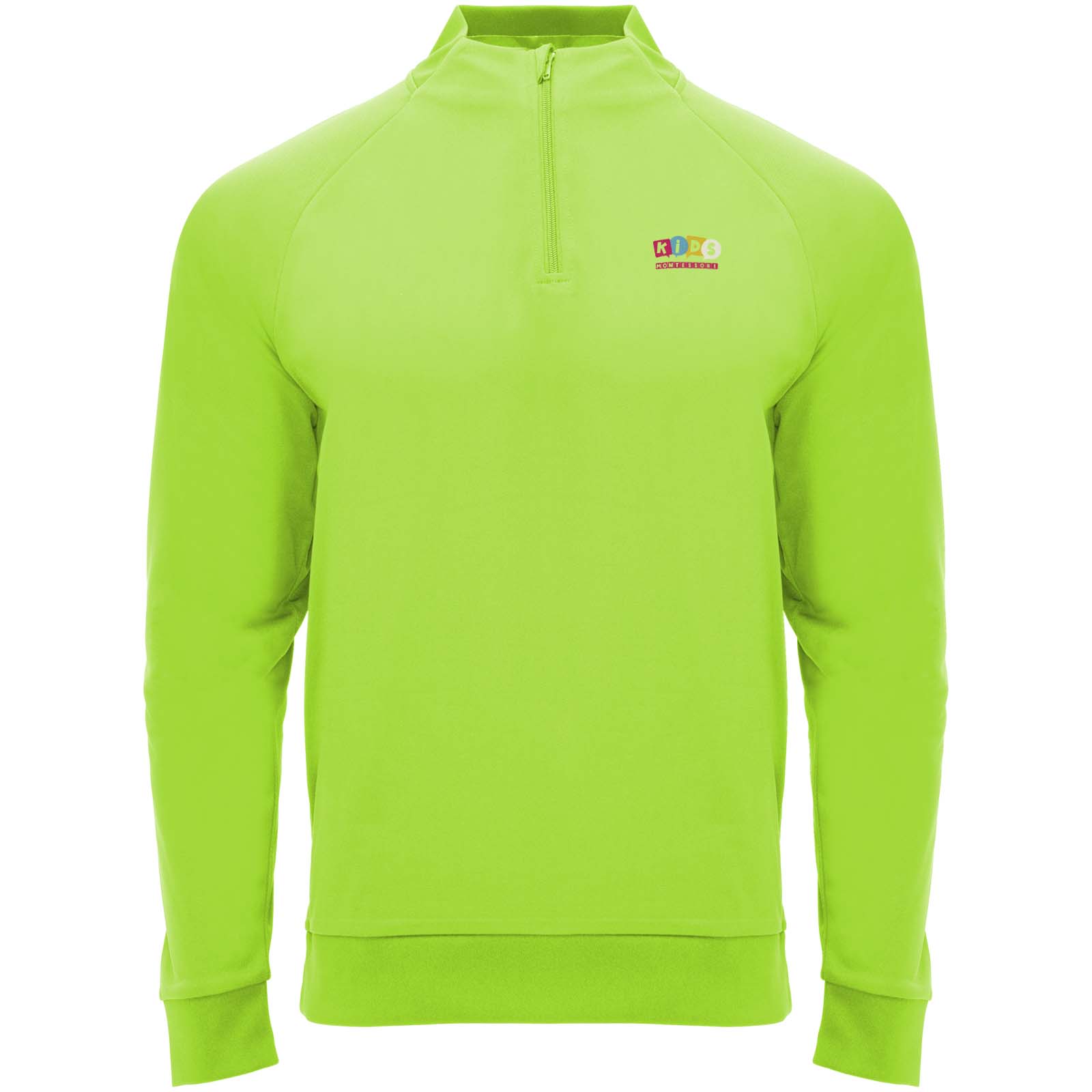 Roly Sweatshirt de 200 g/m² Epiro à manches longues avec fermeture demi- zip pour enfant