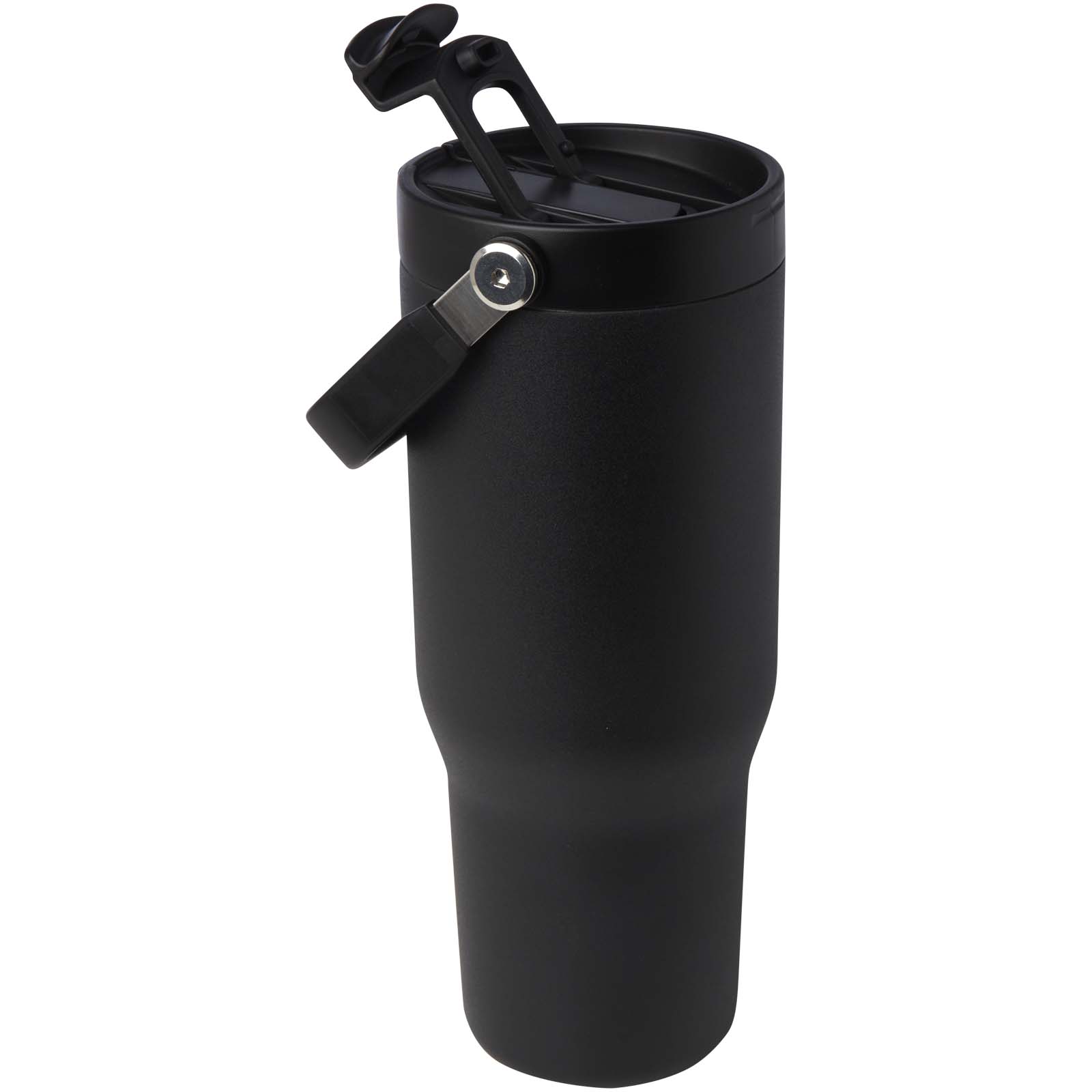 Gobelet avec isolation sous vide Bronx en cuivre et acier inoxydable recyclé certifié RCS Bronx de 900 ml avec couvercle à do