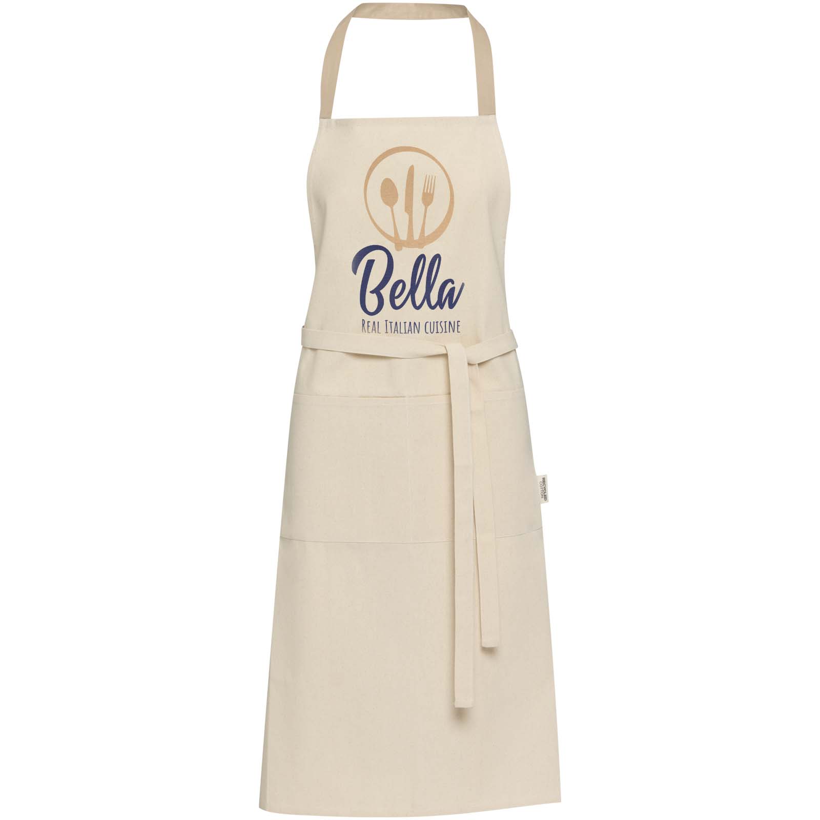 Tablier Nia en coton recyclé 200 g/m²