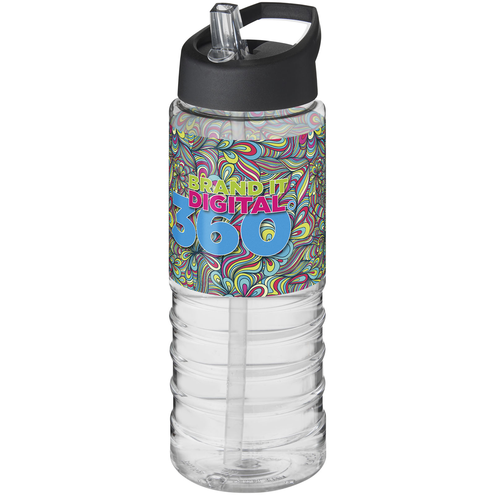Bouteille de sport H2O Active® Treble 750ml couvercle verseur