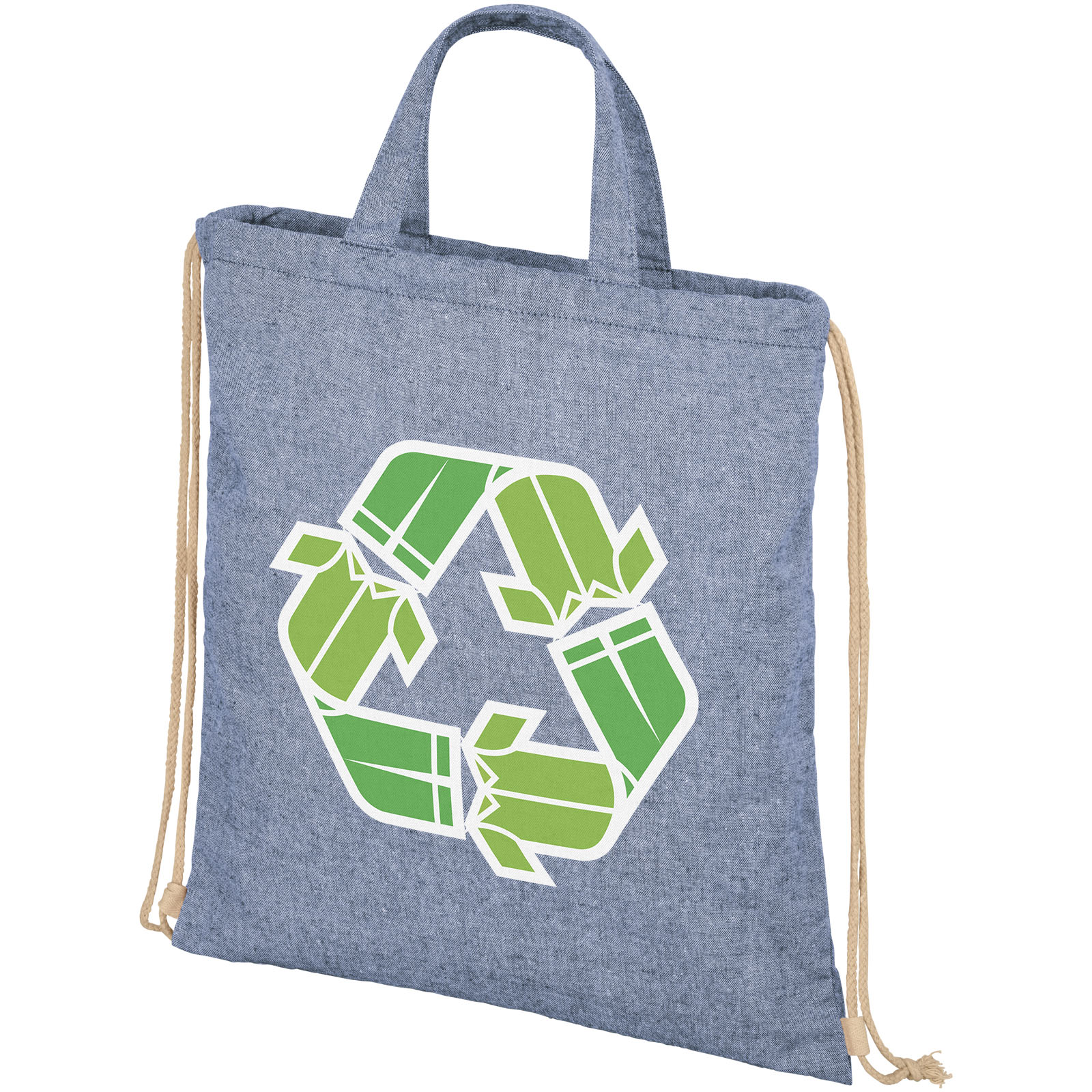 Sac à dos recyclé 210 g/m² Pheebs avec cordon de serrage 6L