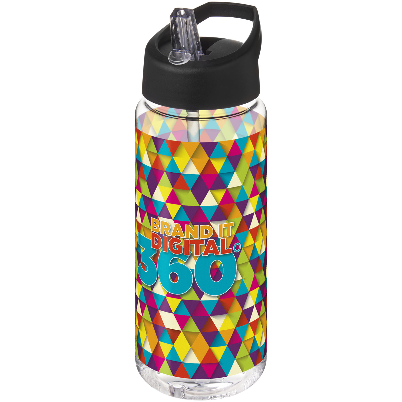 Bouteille de sport H2O Active® Octave Tritan™ de 600 ml avec couvercle à bec verseur