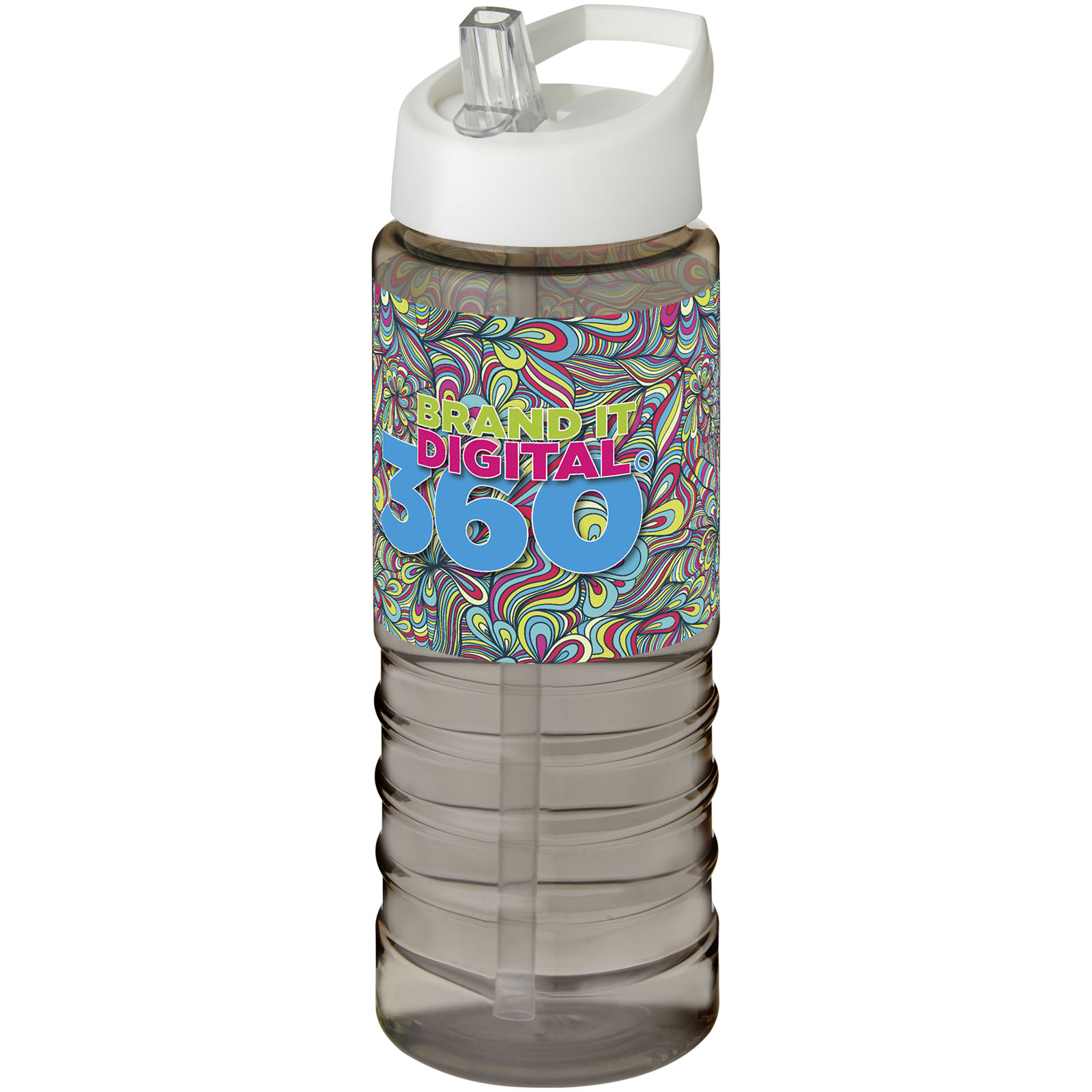 Bouteille de sport H2O Active® Treble 750ml couvercle verseur