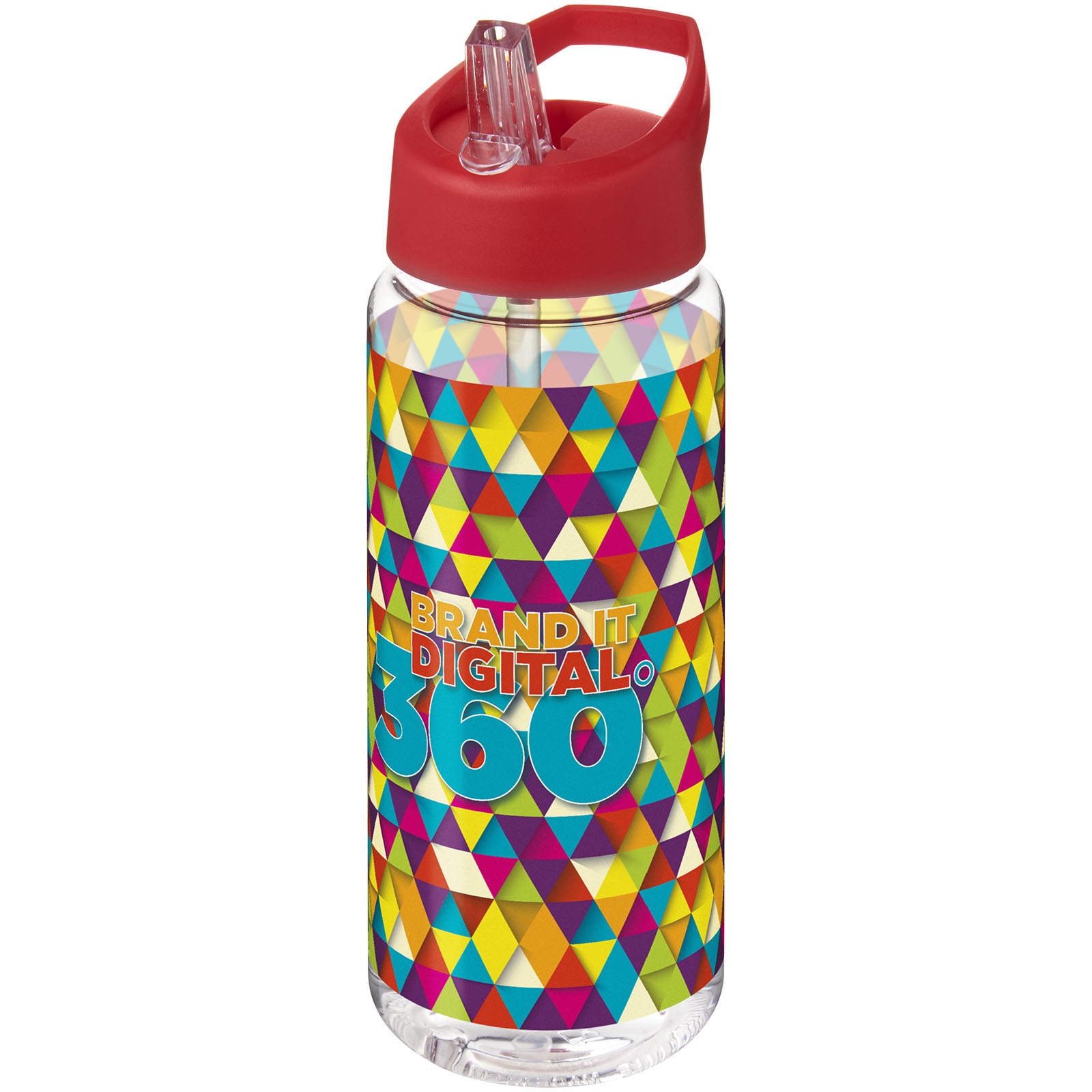 Bouteille de sport H2O Active® Octave Tritan™ de 600 ml avec couvercle à bec verseur