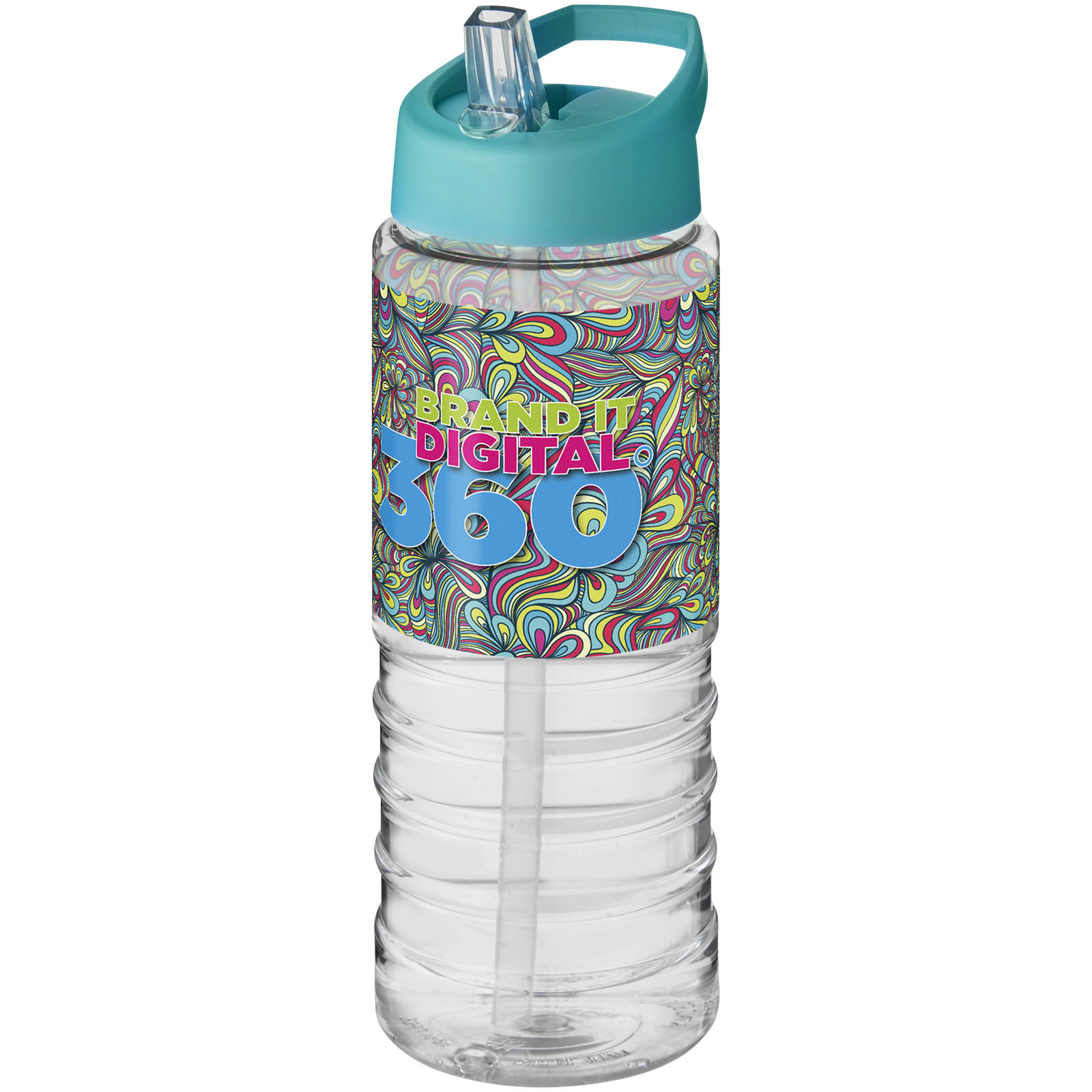 Bouteille de sport H2O Active® Treble 750ml couvercle verseur