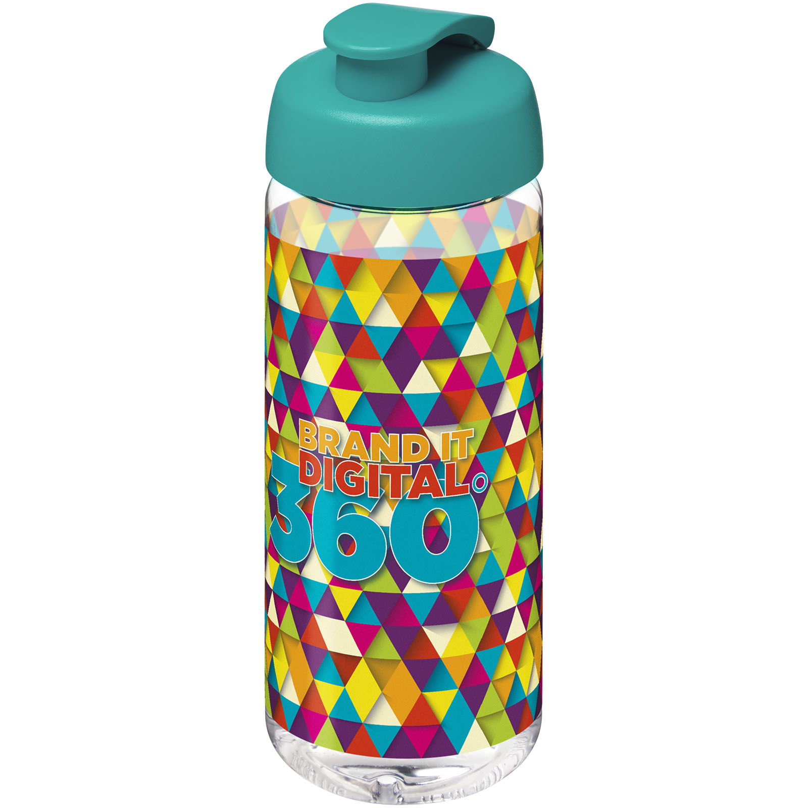 Bouteille de sport H2O Active® Octave Tritan™ de 600 ml avec couvercle à clapet