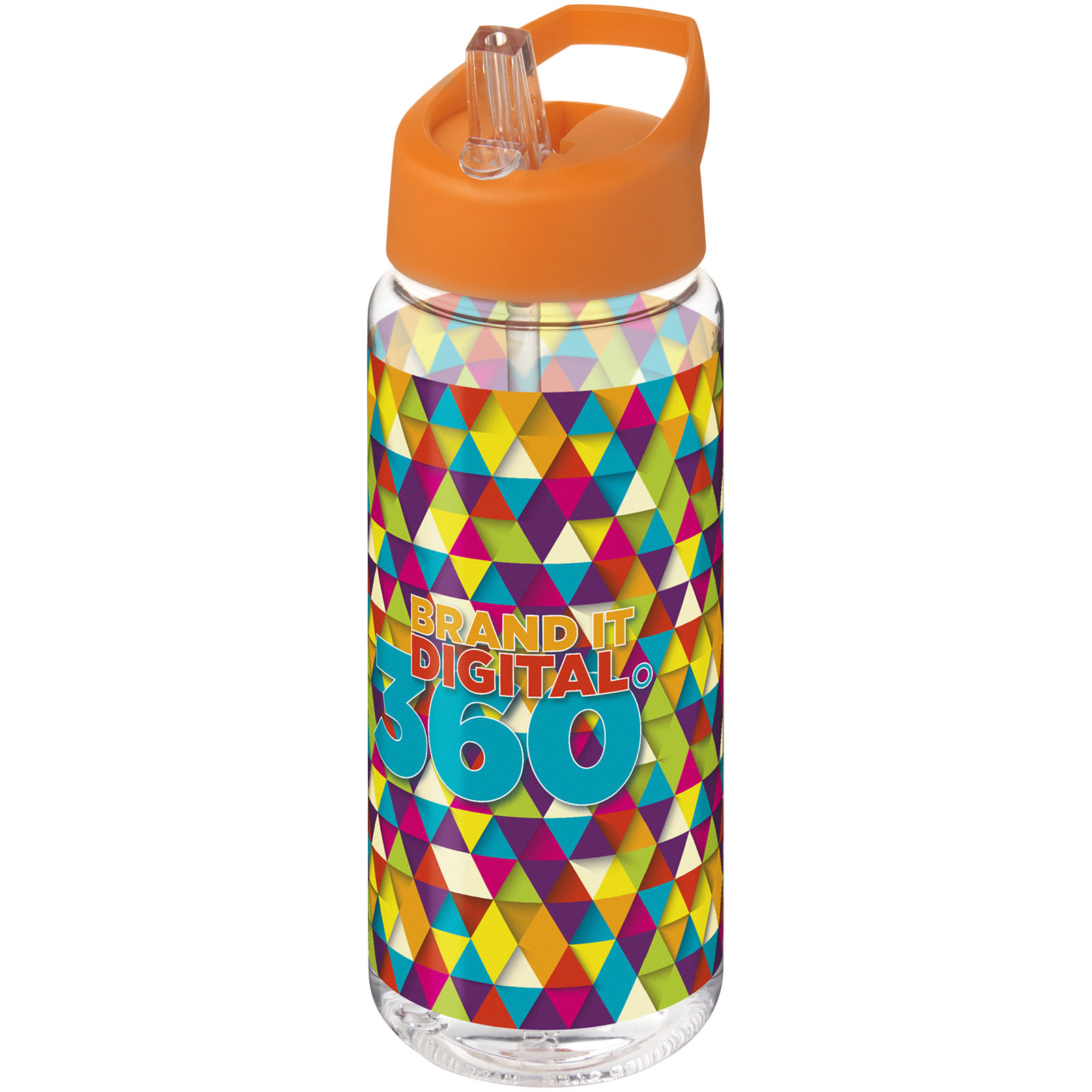 Bouteille de sport H2O Active® Octave Tritan™ de 600 ml avec couvercle à bec verseur