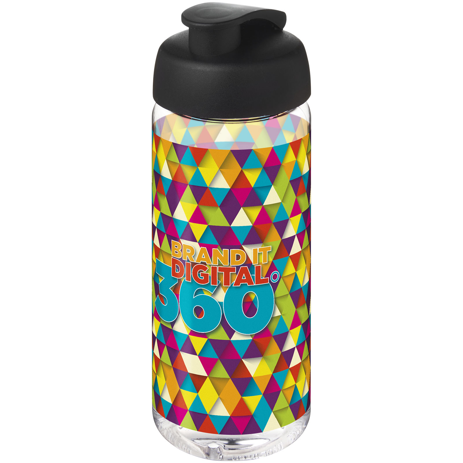 Bouteille de sport H2O Active® Octave Tritan™ de 600 ml avec couvercle à clapet