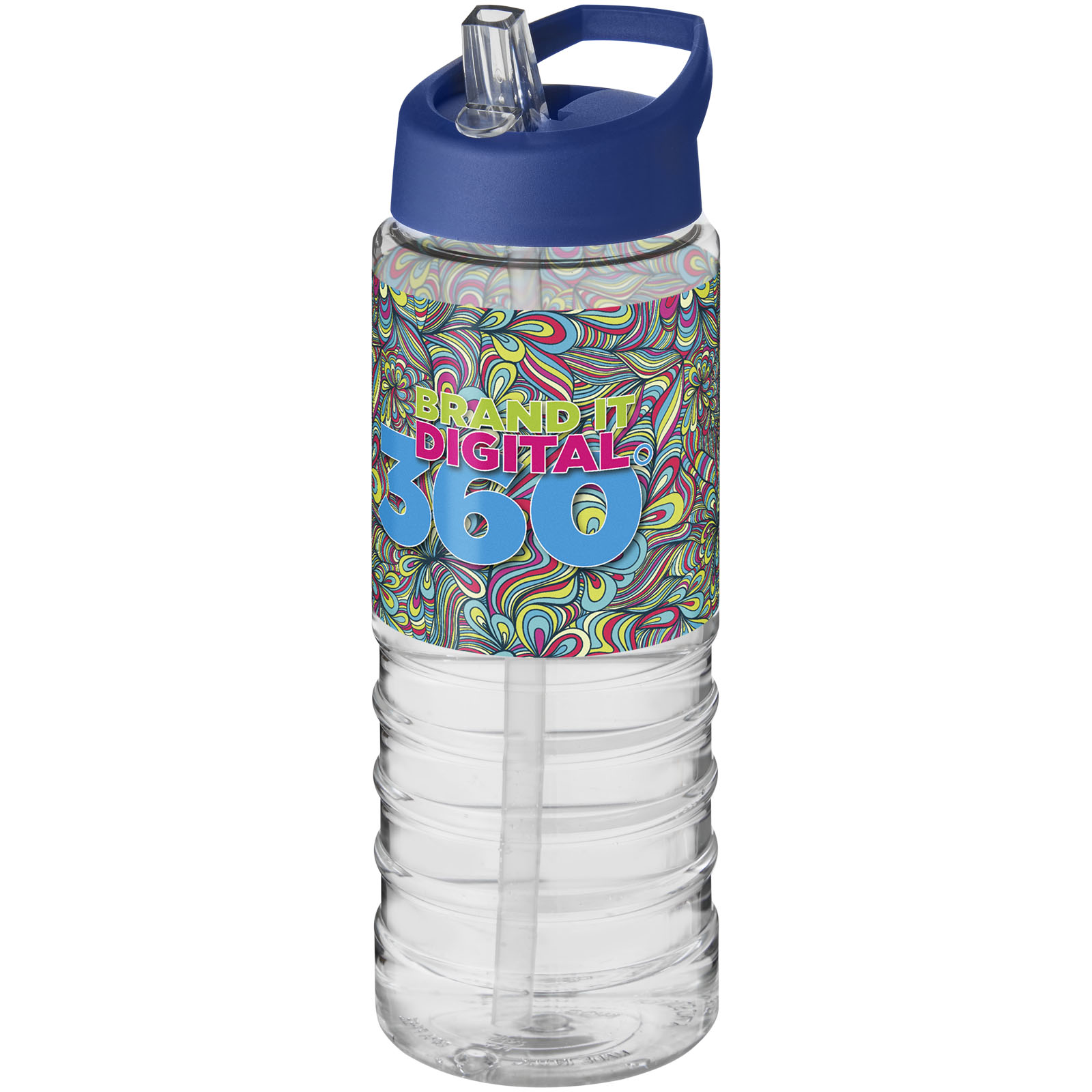 Bouteille de sport H2O Active® Treble 750ml couvercle verseur