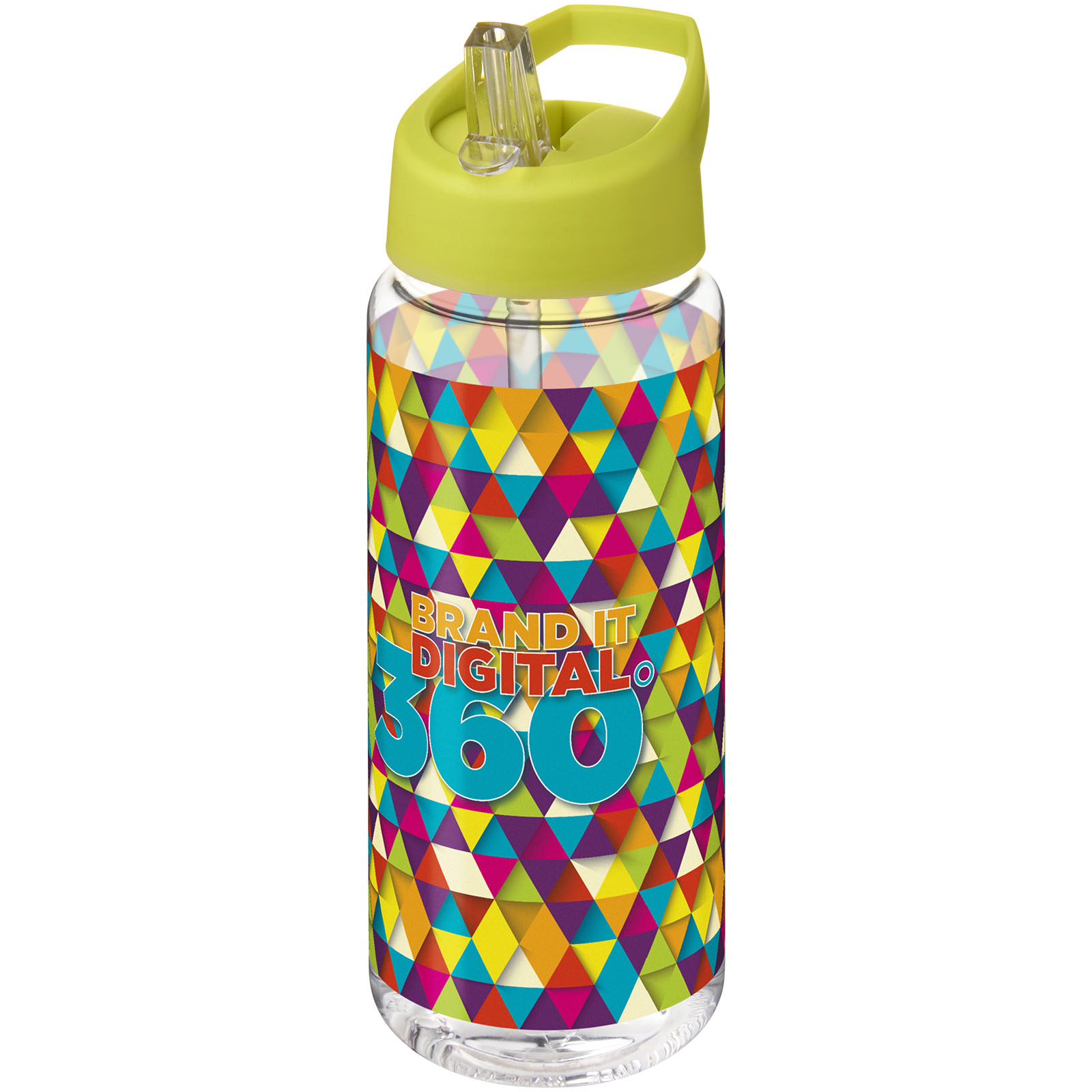 Bouteille de sport H2O Active® Octave Tritan™ de 600 ml avec couvercle à bec verseur
