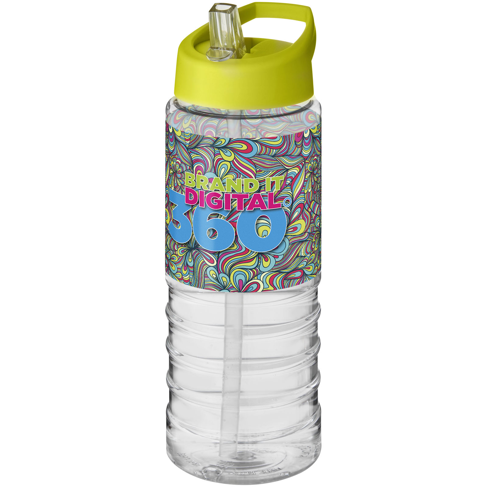 Bouteille de sport H2O Active® Treble 750ml couvercle verseur