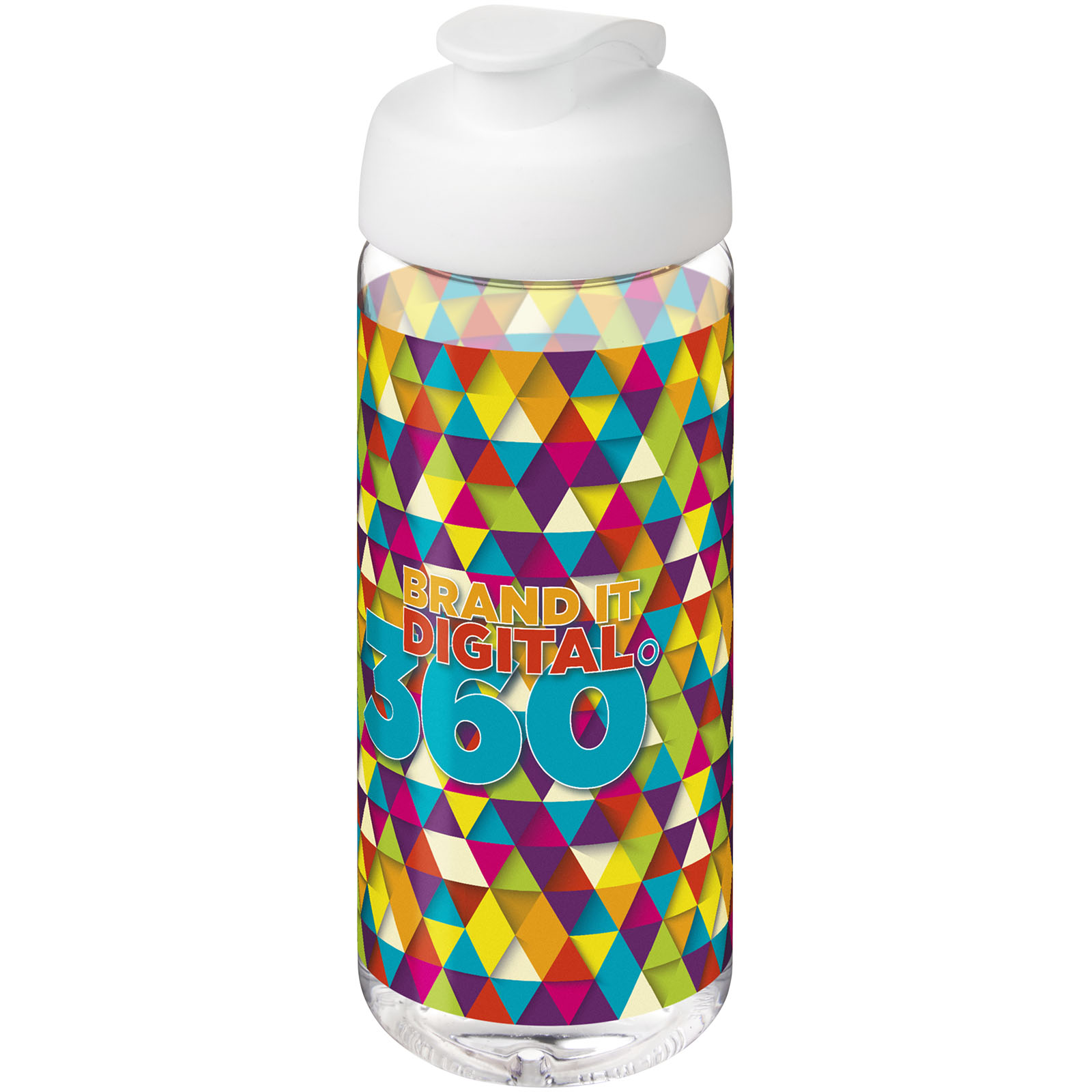 Bouteille de sport H2O Active® Octave Tritan™ de 600 ml avec couvercle à clapet