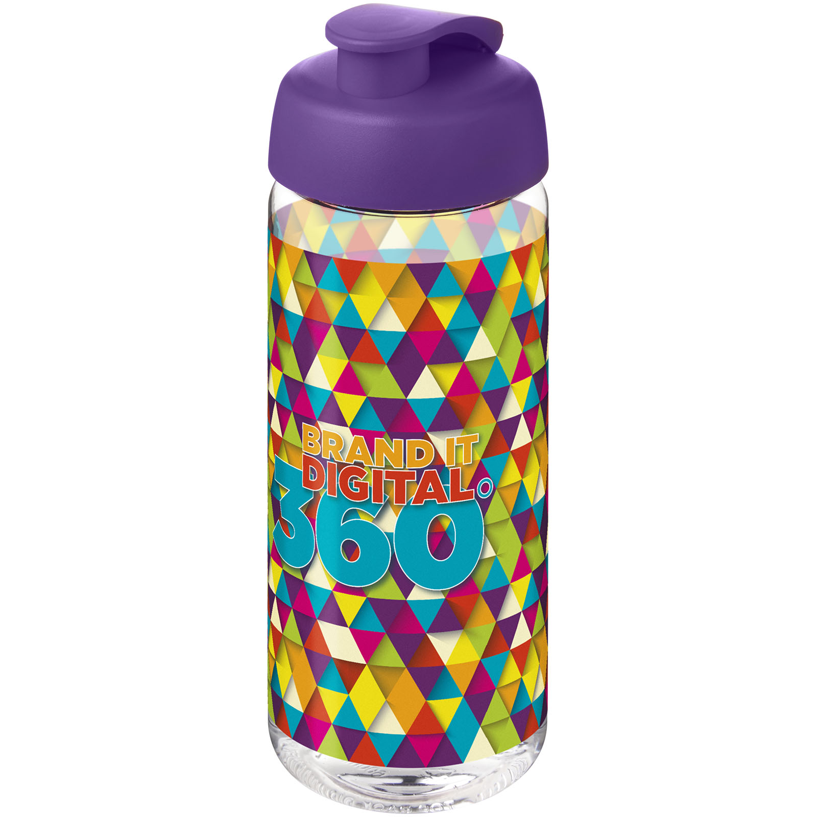 Bouteille de sport H2O Active® Octave Tritan™ de 600 ml avec couvercle à clapet