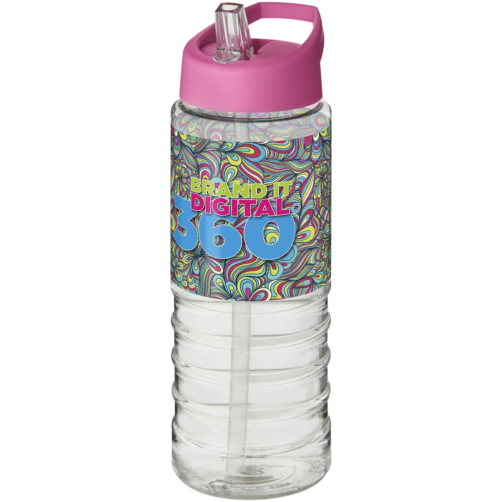Bouteille de sport H2O Active® Treble 750ml couvercle verseur