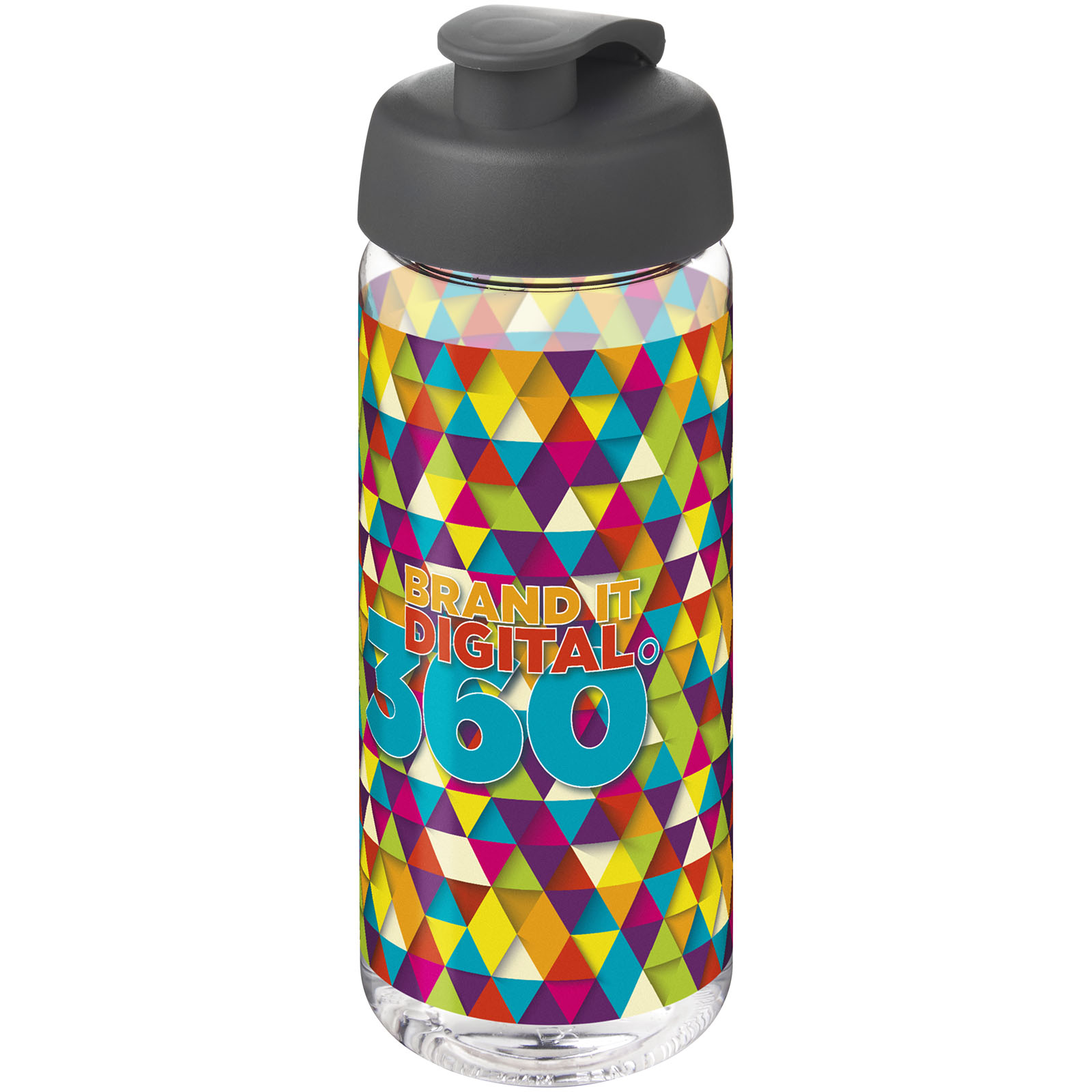 Bouteille de sport H2O Active® Octave Tritan™ de 600 ml avec couvercle à clapet