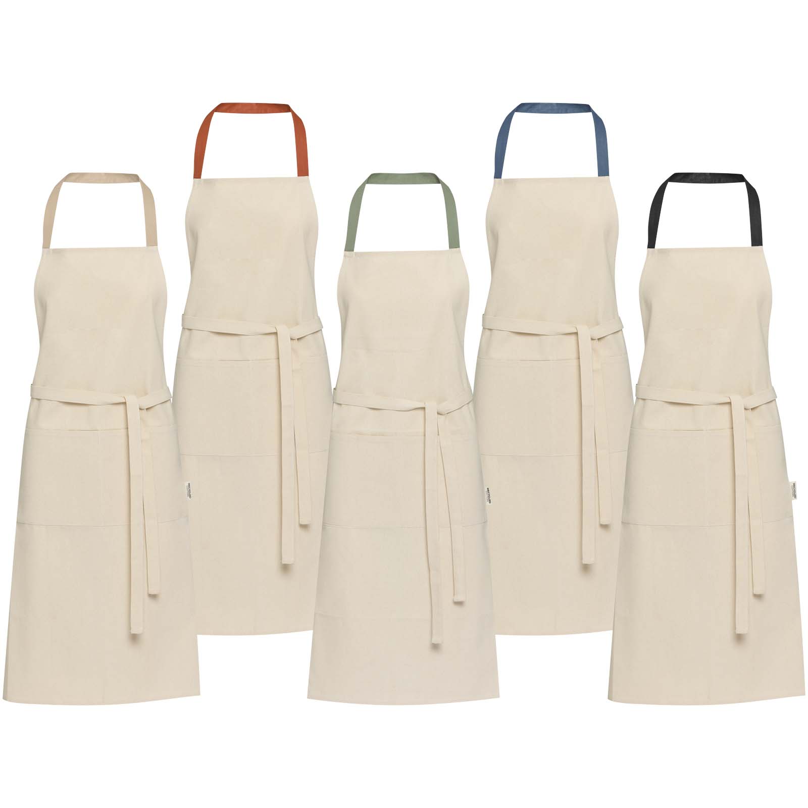 Tablier Nia en coton recyclé 200 g/m²