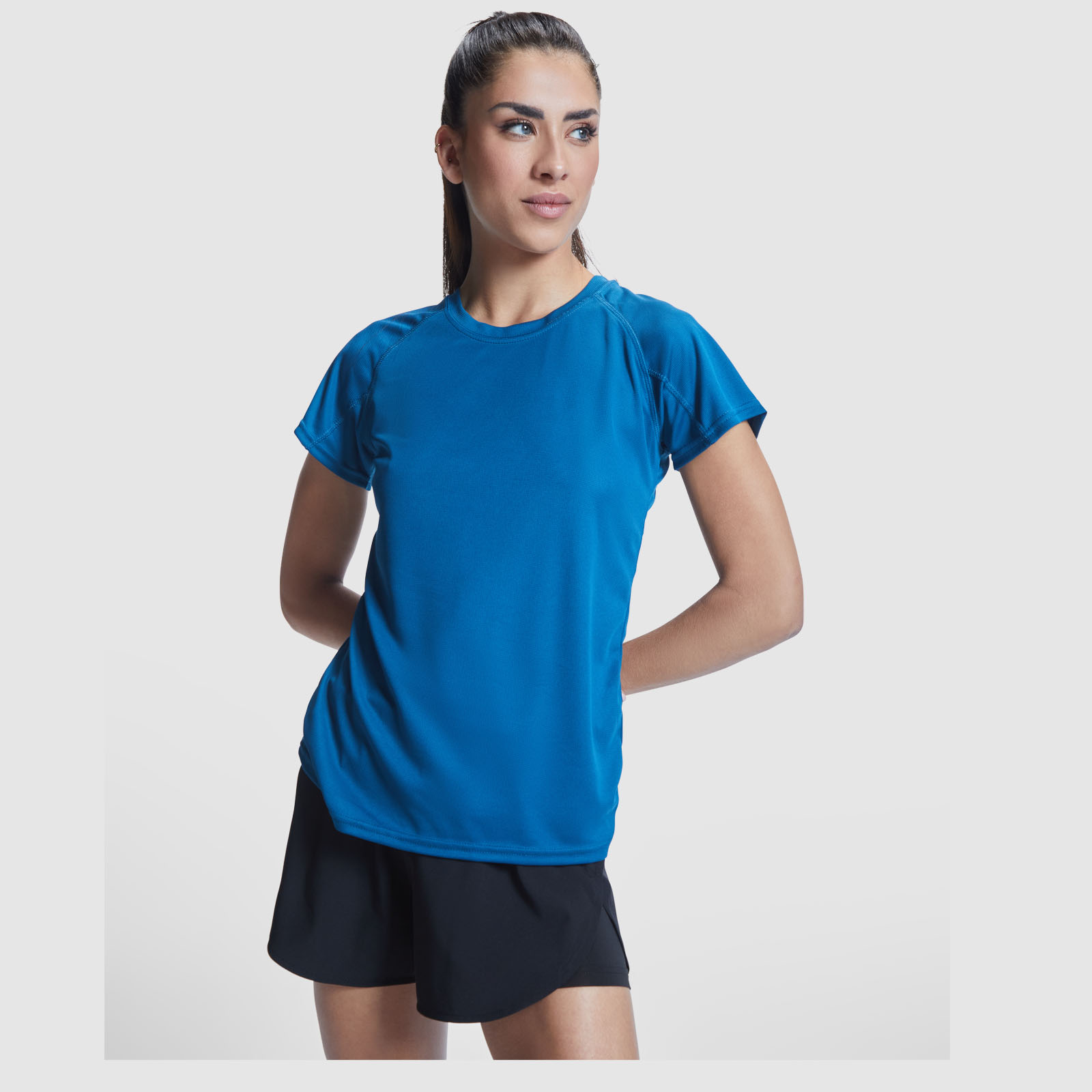 Roly T-shirt de sport de 135 g/m² Bahrain à manches courtes pour femme