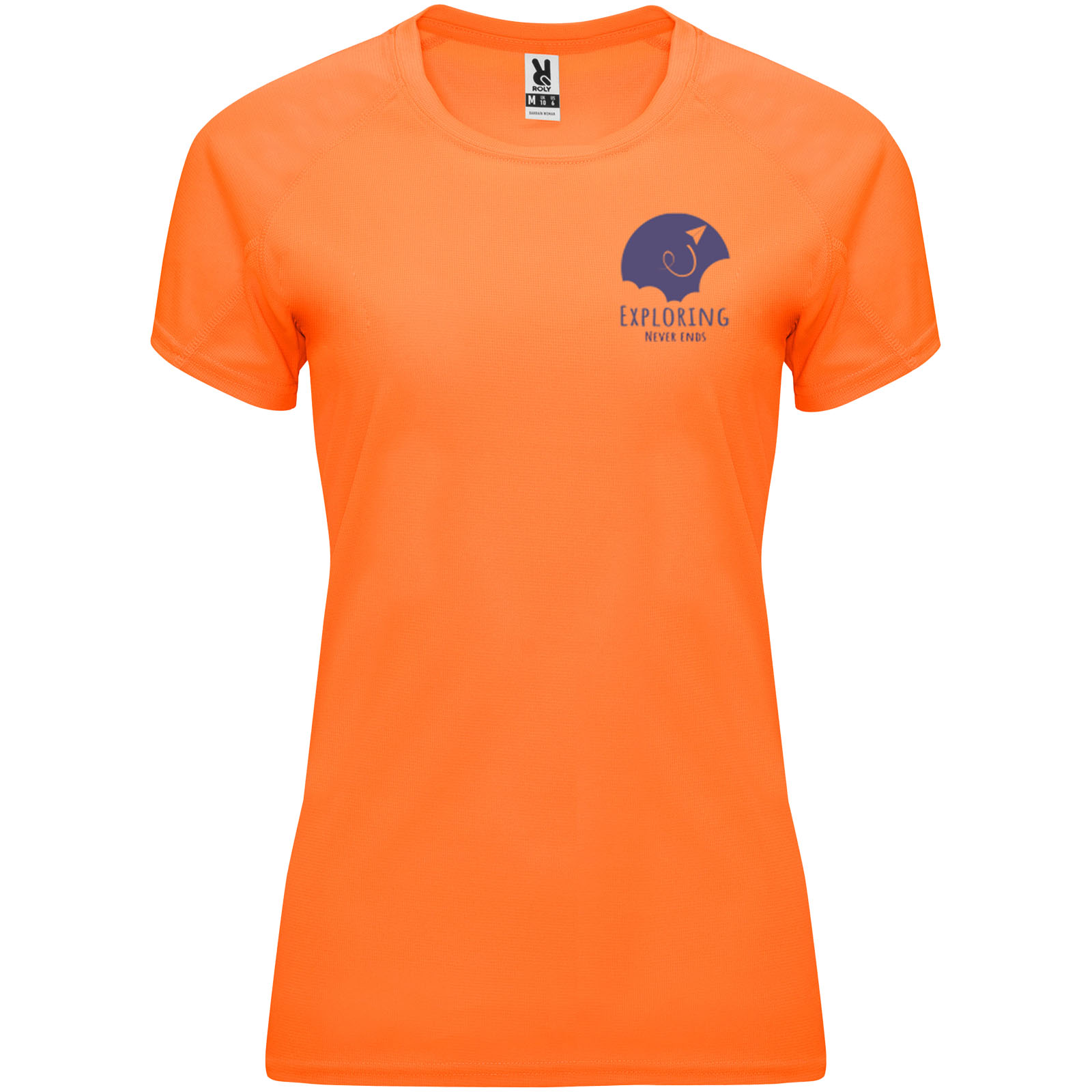 Roly T-shirt de sport de 135 g/m² Bahrain à manches courtes pour femme