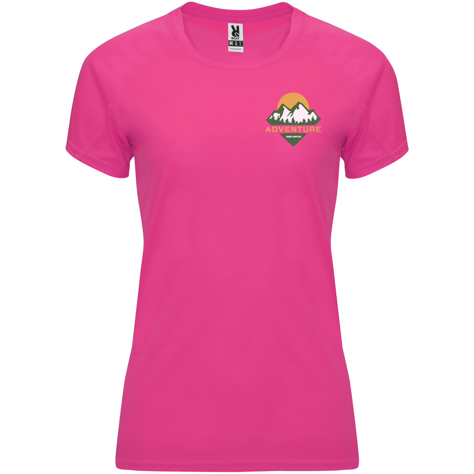 Roly T-shirt de sport de 135 g/m² Bahrain à manches courtes pour femme