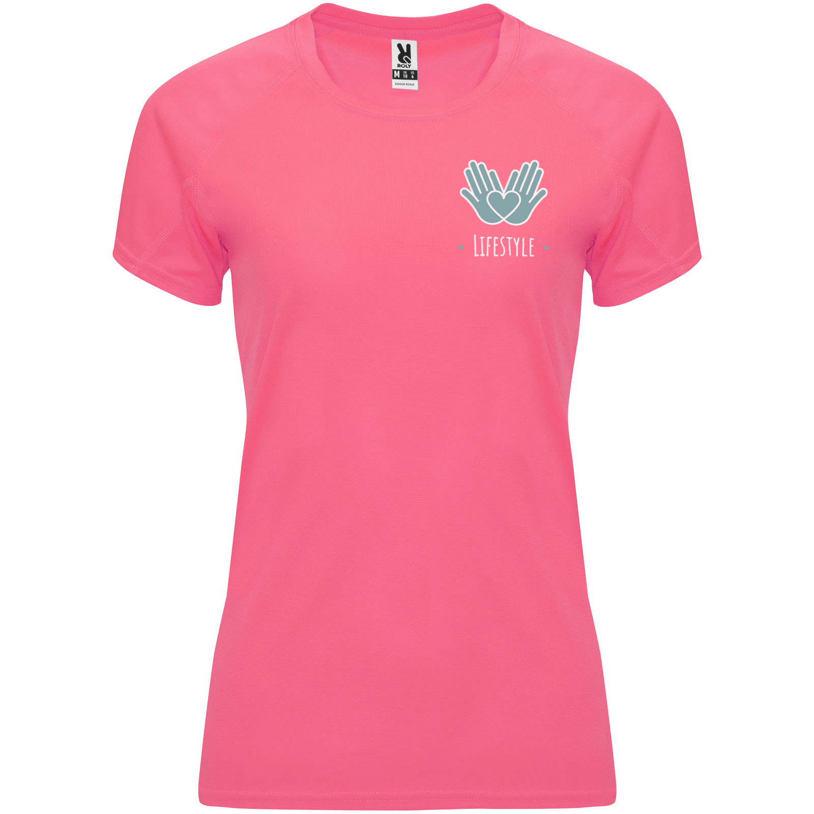 Roly T-shirt de sport de 135 g/m² Bahrain à manches courtes pour femme