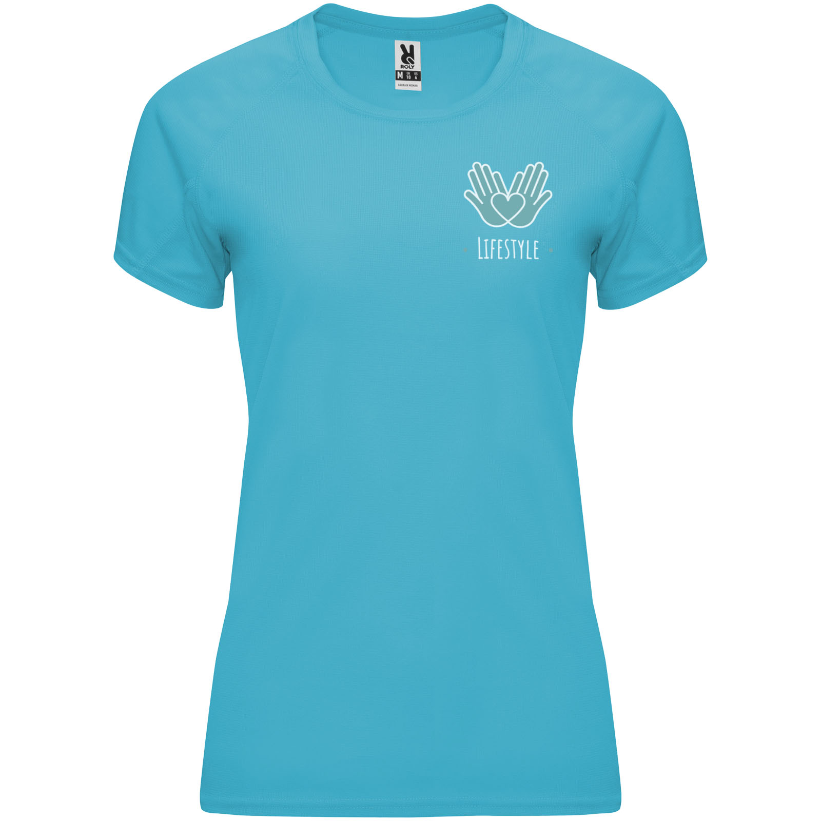 Roly T-shirt de sport de 135 g/m² Bahrain à manches courtes pour femme