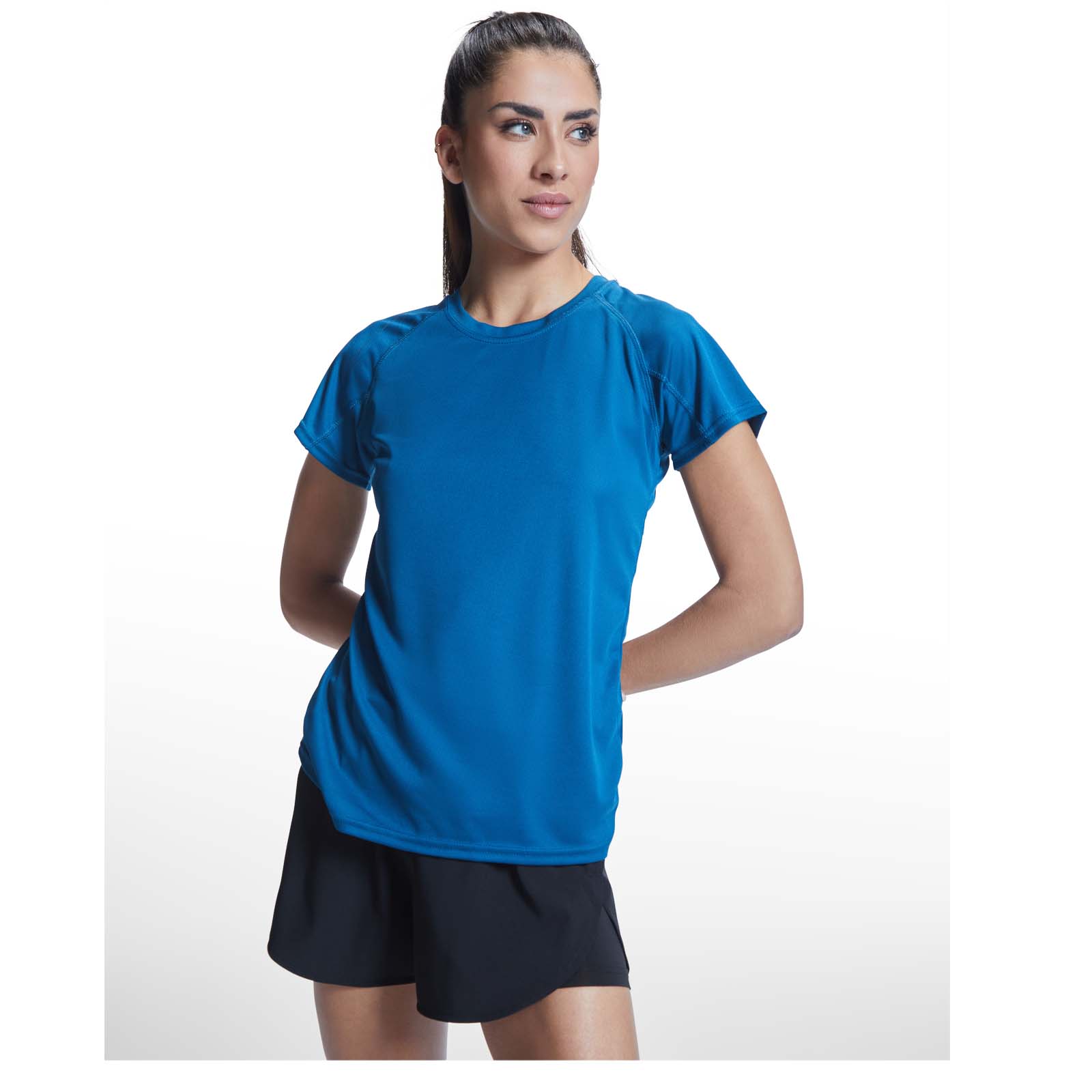 Roly T-shirt de sport de 135 g/m² Bahrain à manches courtes pour femme