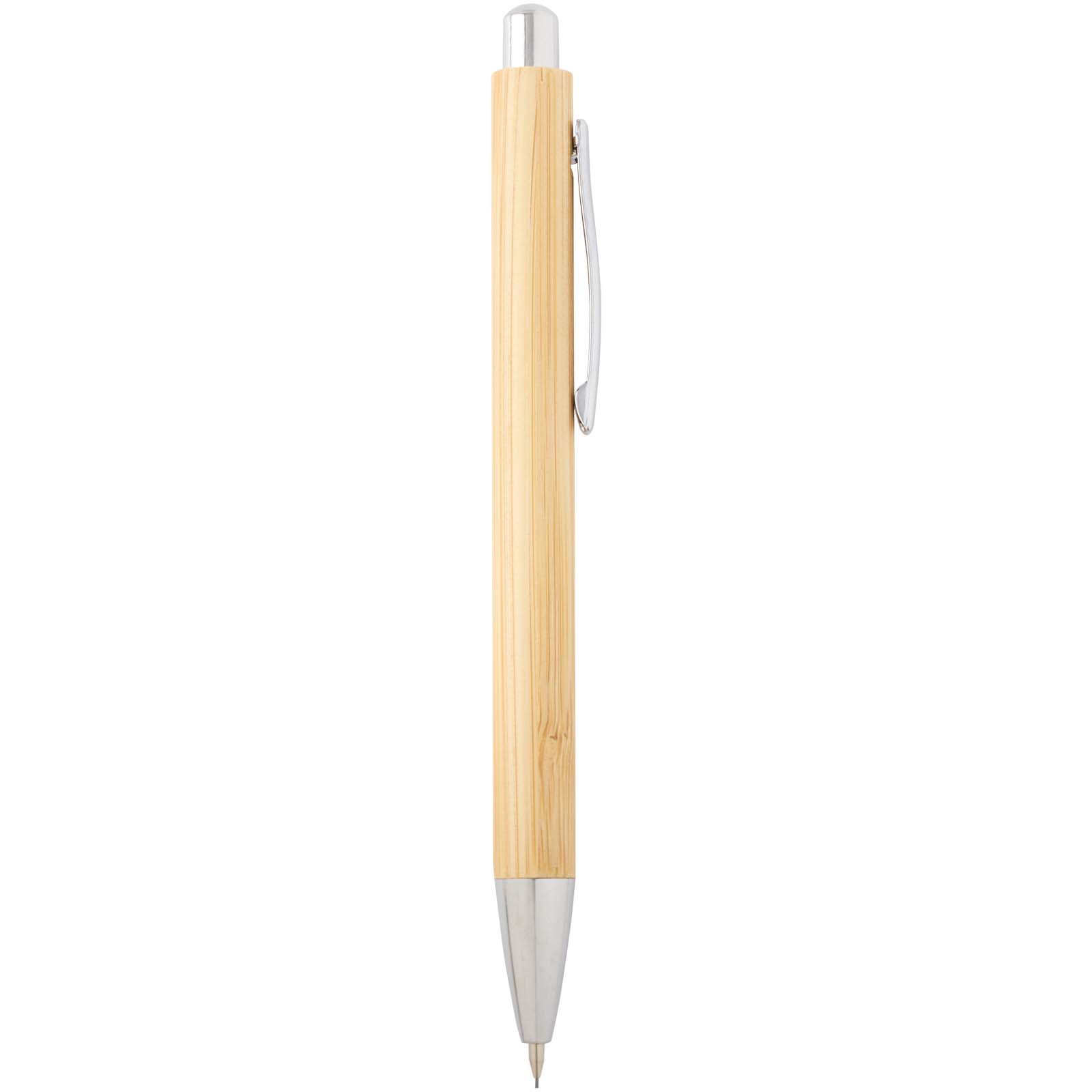 Set stylo bille et porte-mine Oblys en bambou (encre noire)