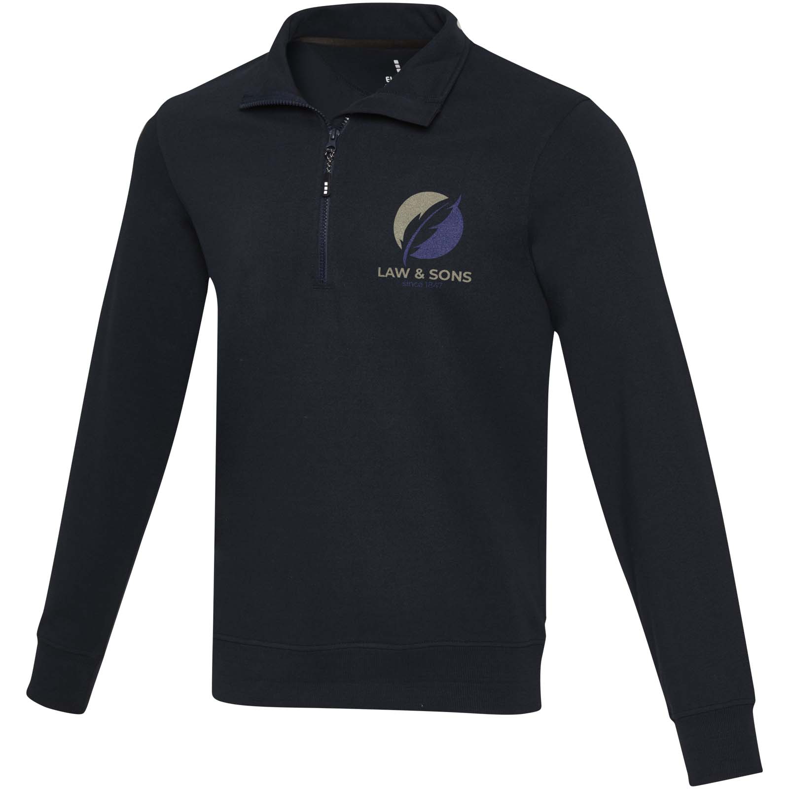 Elevate Sweat shirt unisexe de 280 g/m² Tin Aware™ recyclé à fermeture quart zip