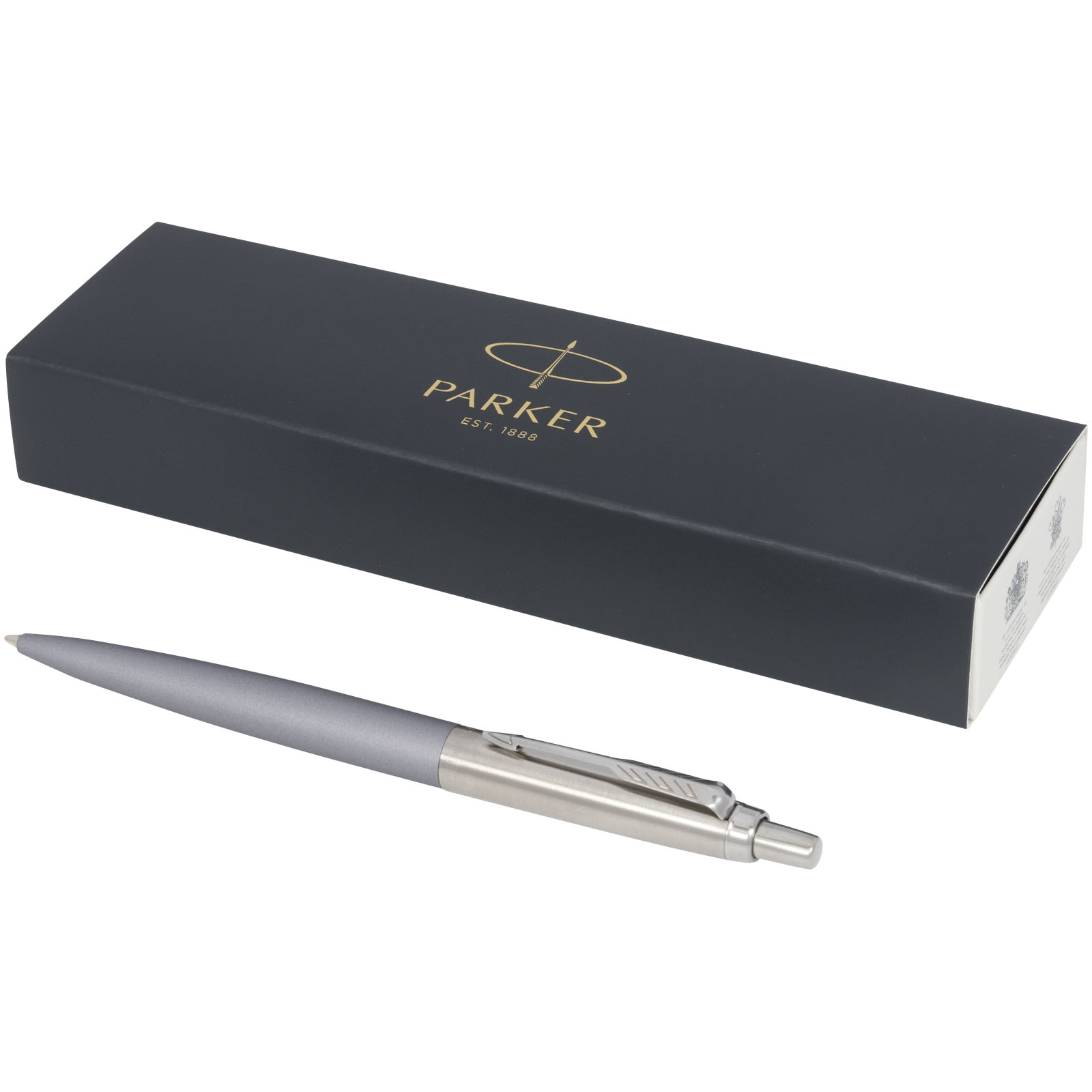 Stylo bille mat Jotter XL  Parker avec finitions chrome (encre bleue)