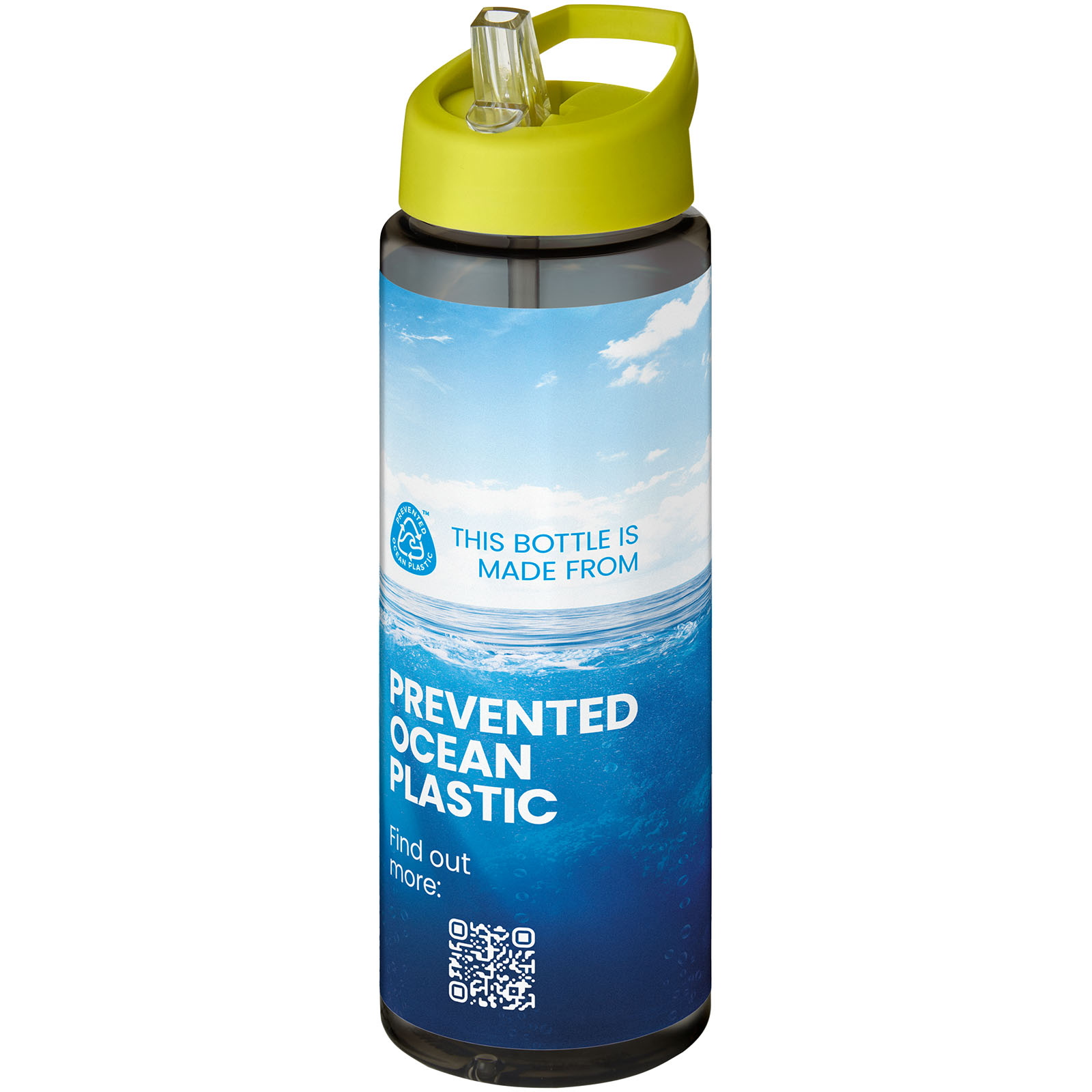 Bouteille de sport H2O Active® Eco Vibe de 850 ml avec couvercle à bec verseur