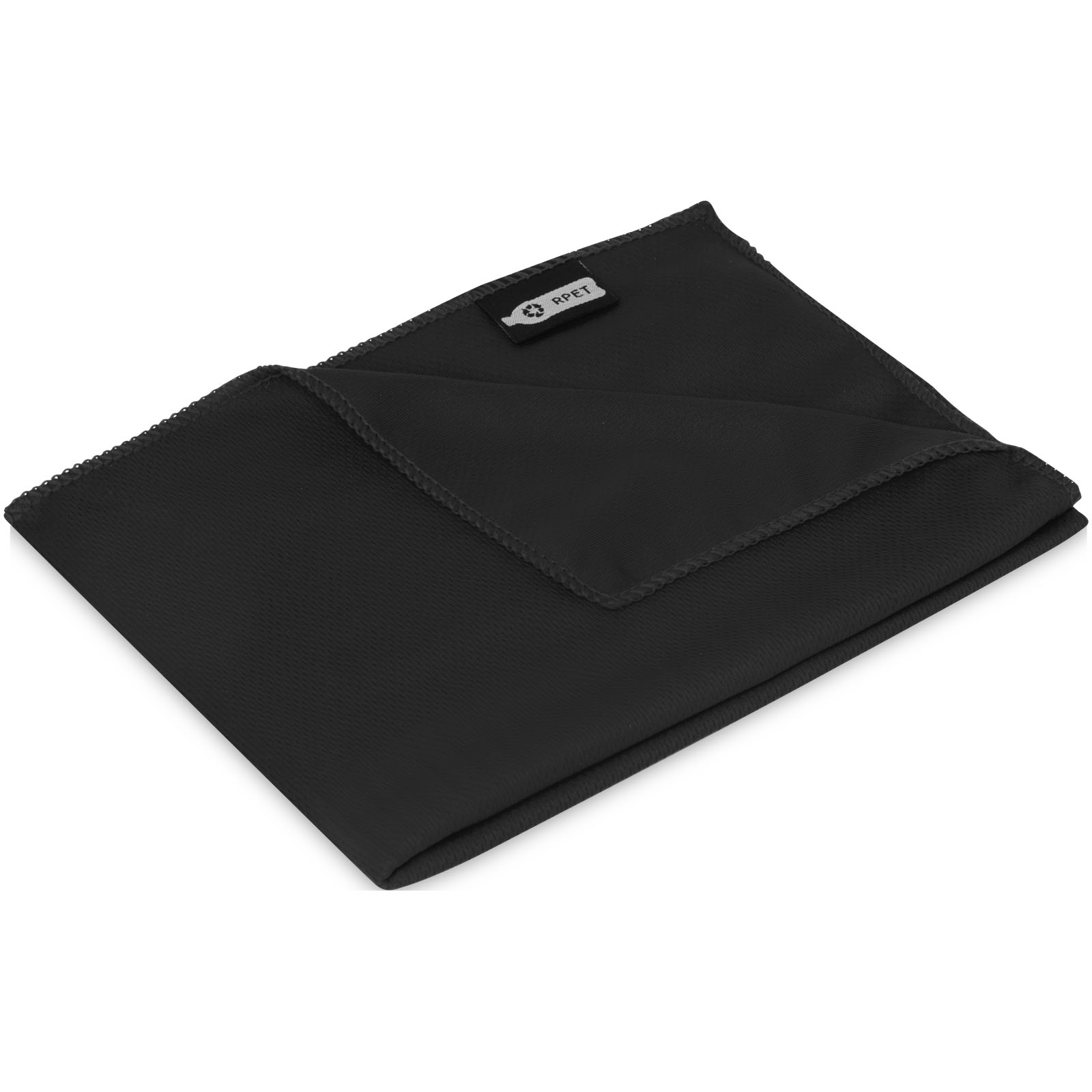 Serviette de sport rafraîchissante en PET recyclé Raquel avec pochette 80 x 30 cm