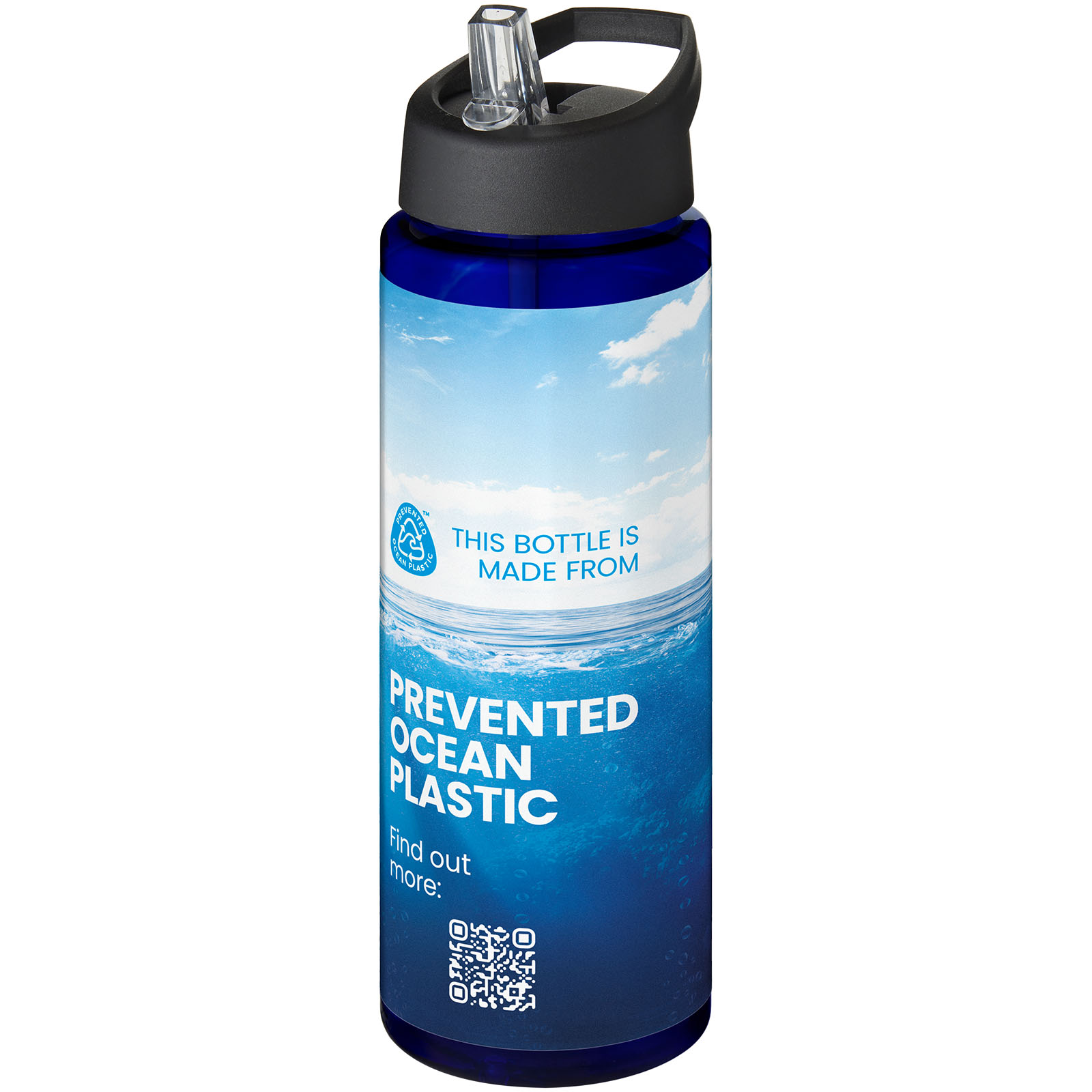 Bouteille de sport H2O Active® Eco Vibe de 850 ml avec couvercle à bec verseur