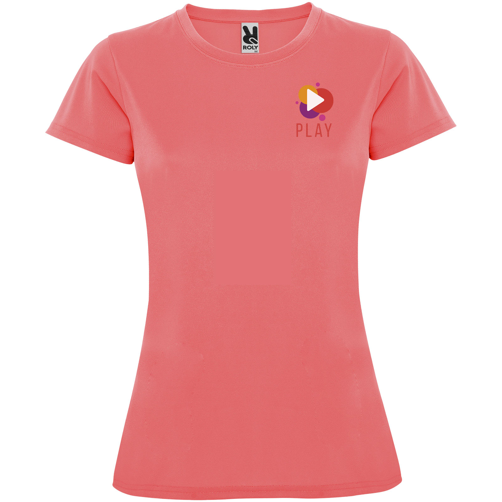 Roly T-shirt de sport de 150 g/m² Montecarlo à manches courtes pour femme