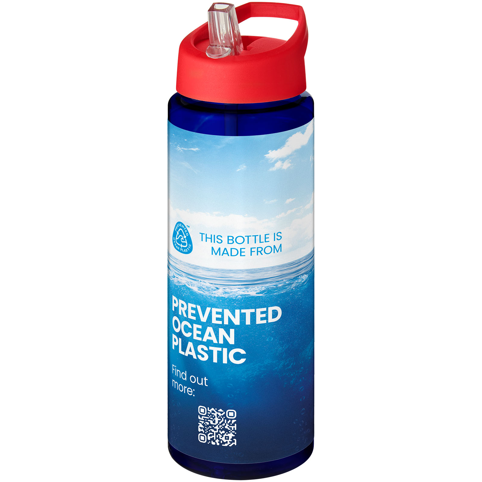 Bouteille de sport H2O Active® Eco Vibe de 850 ml avec couvercle à bec verseur