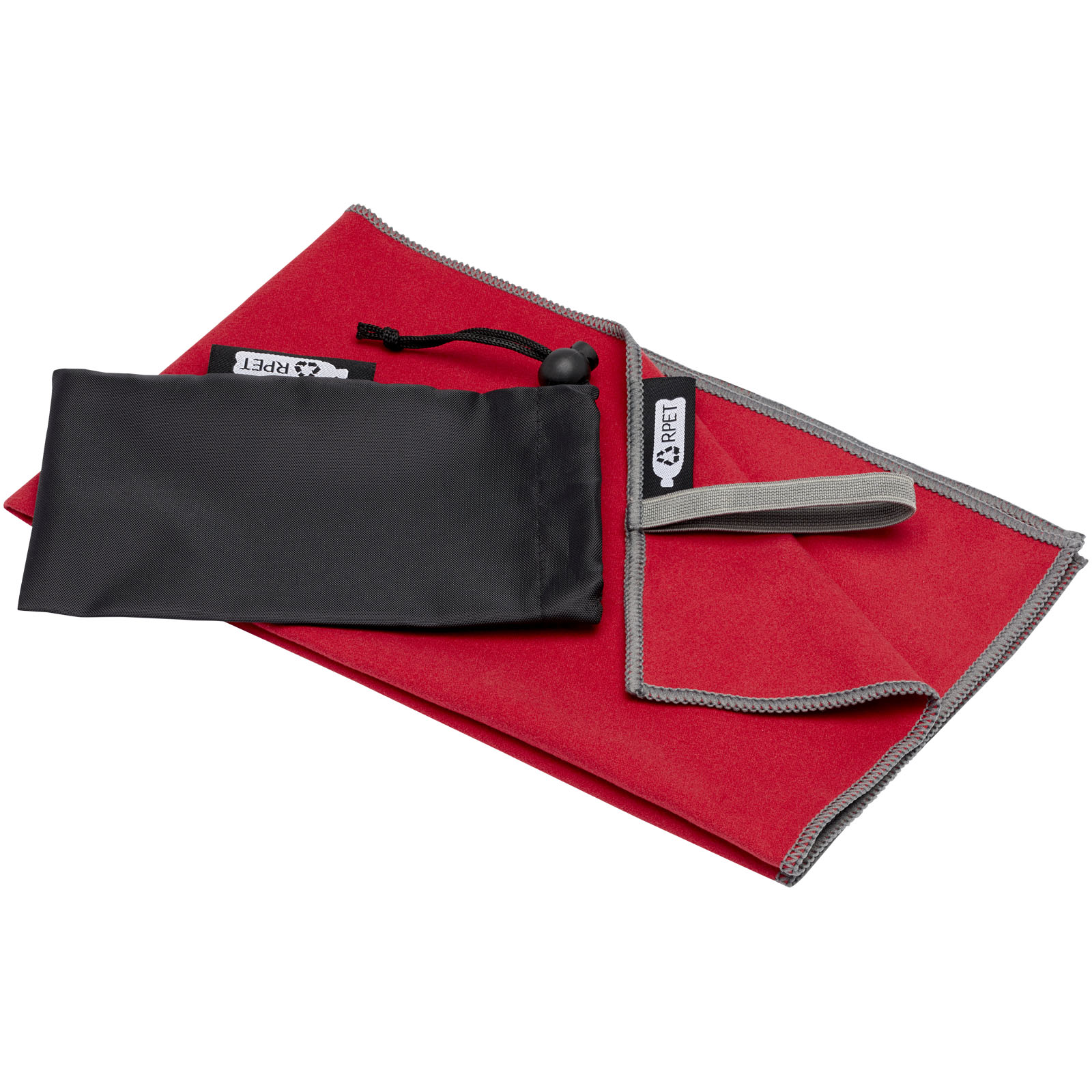 Serviette Pieter certifiée GRS ultra-légère et à séchage rapide 30 x 50 cm