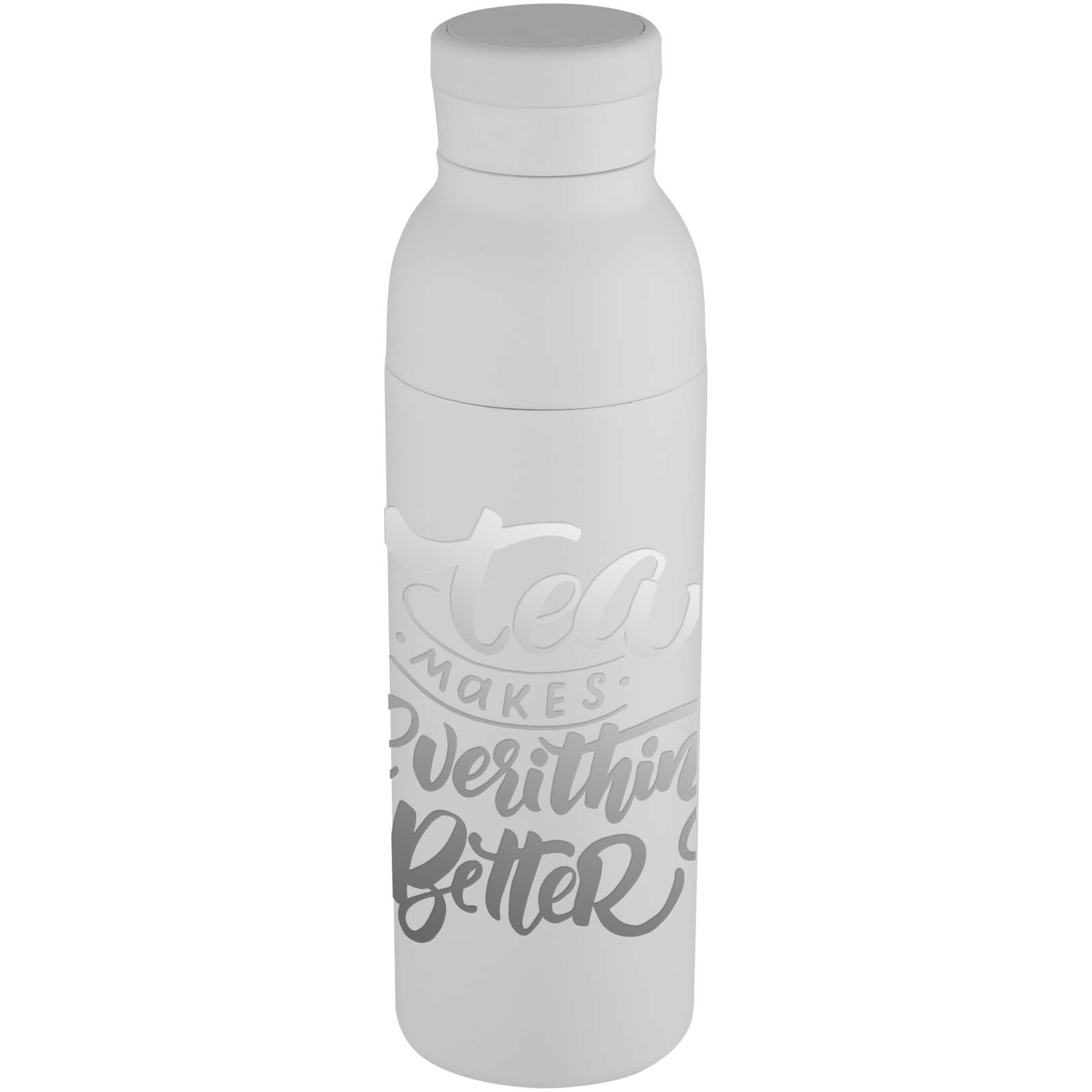Bouteille avec isolation sous vide Illuminate double paroi de 650 ml en acier inoxydable recyclé certifié RCS