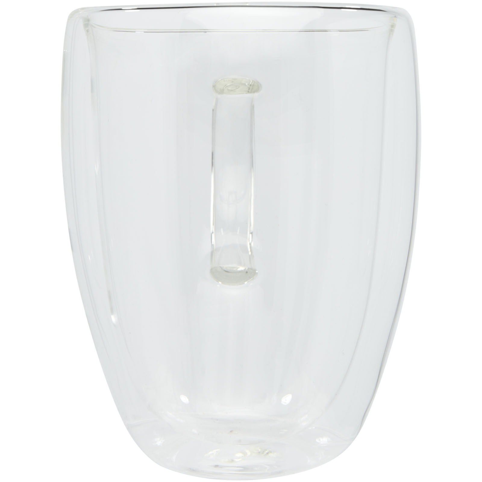 Seasons Tasse 2 pièces Manti de 350 ml à double paroi en verre avec sous-verre en bambou