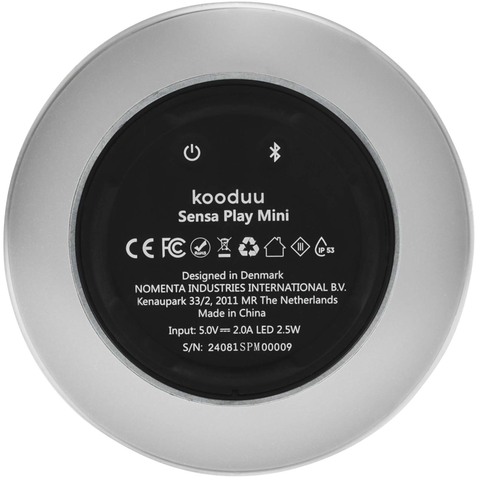 Enceinte et lampe portables Kooduu Sensa Play Mini