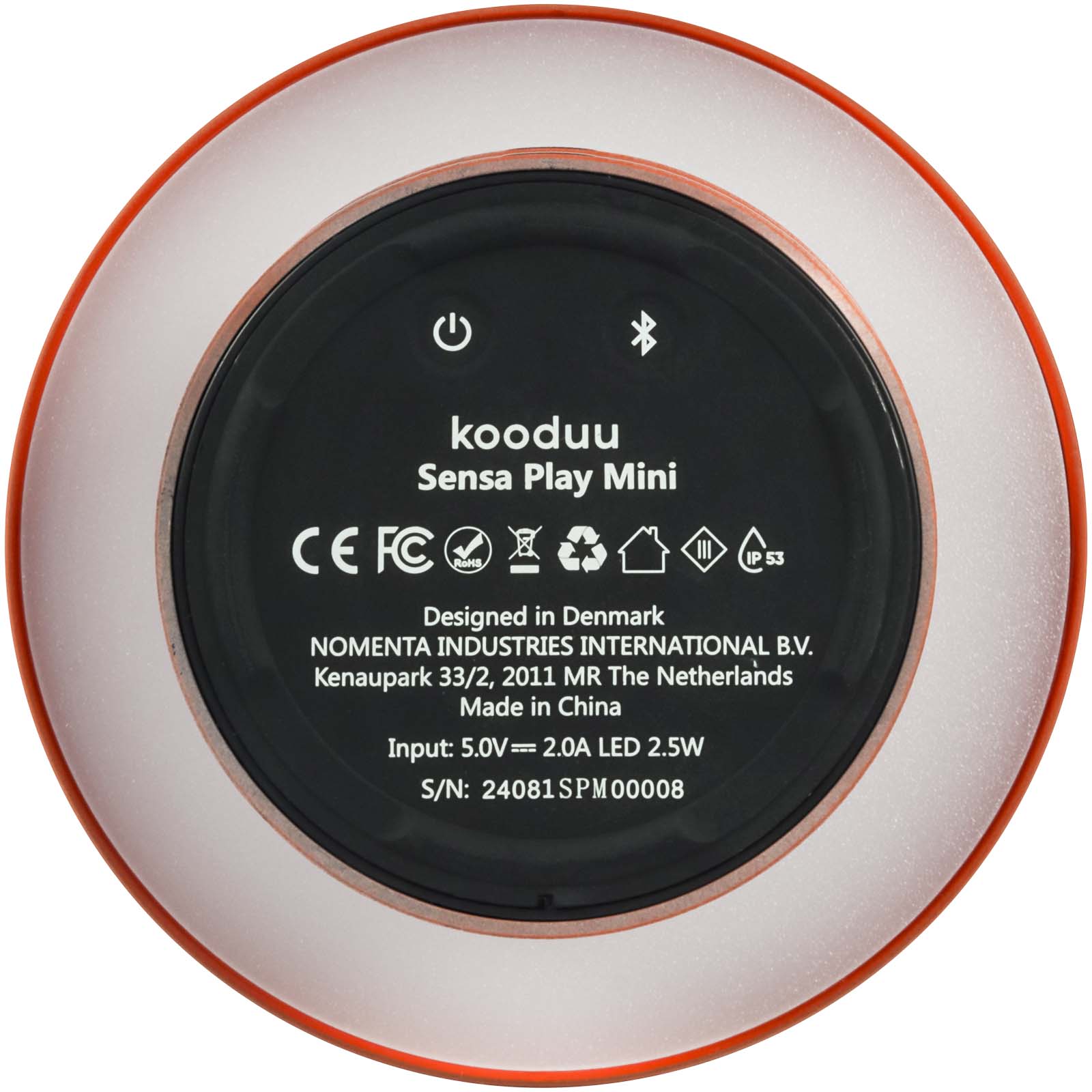 Enceinte et lampe portables Kooduu Sensa Play Mini