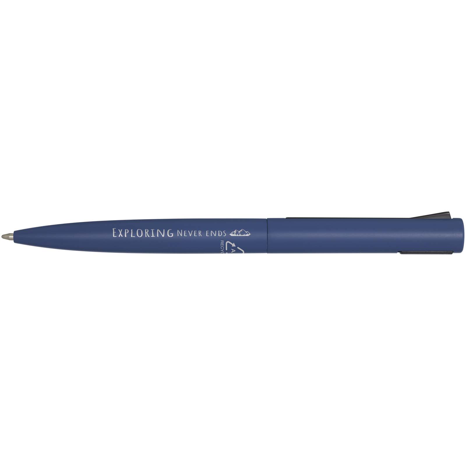 Stylo bille en aluminium recyclé Juana (encre bleue)