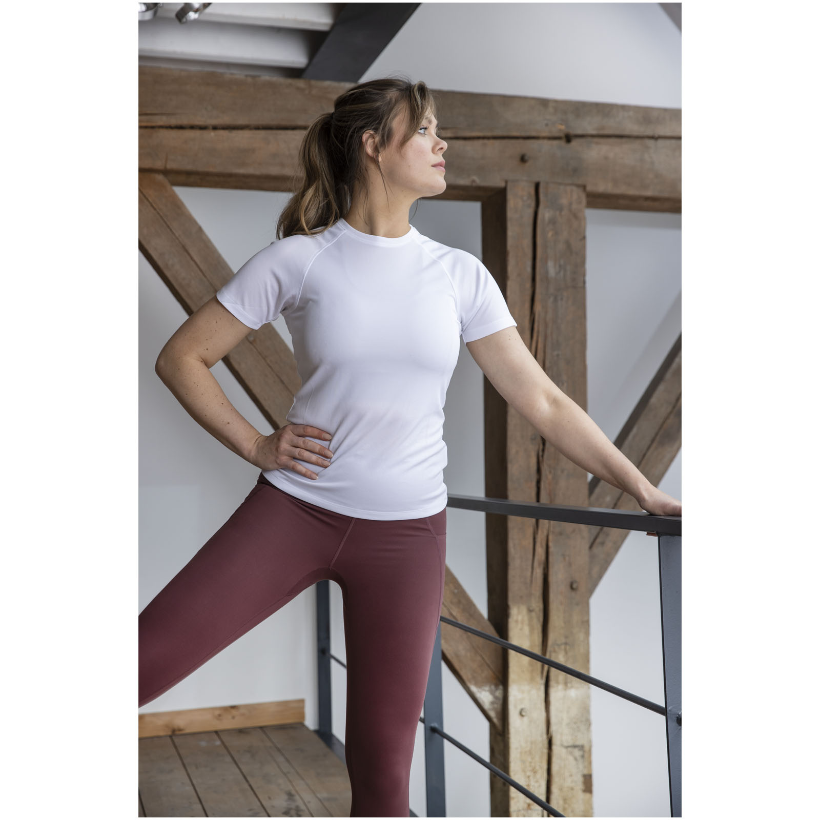 Elevate T-shirt cool fit manches courtes femme de 145 g/m² Niagara